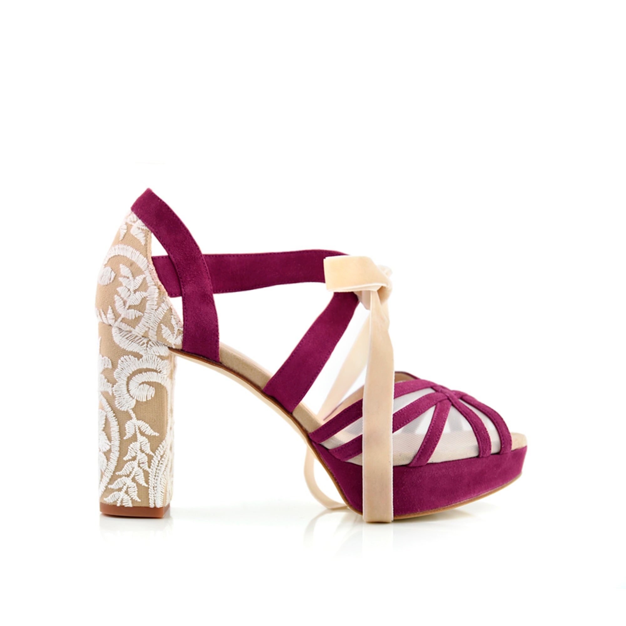 CIARA natural beige Oliveti heel 95