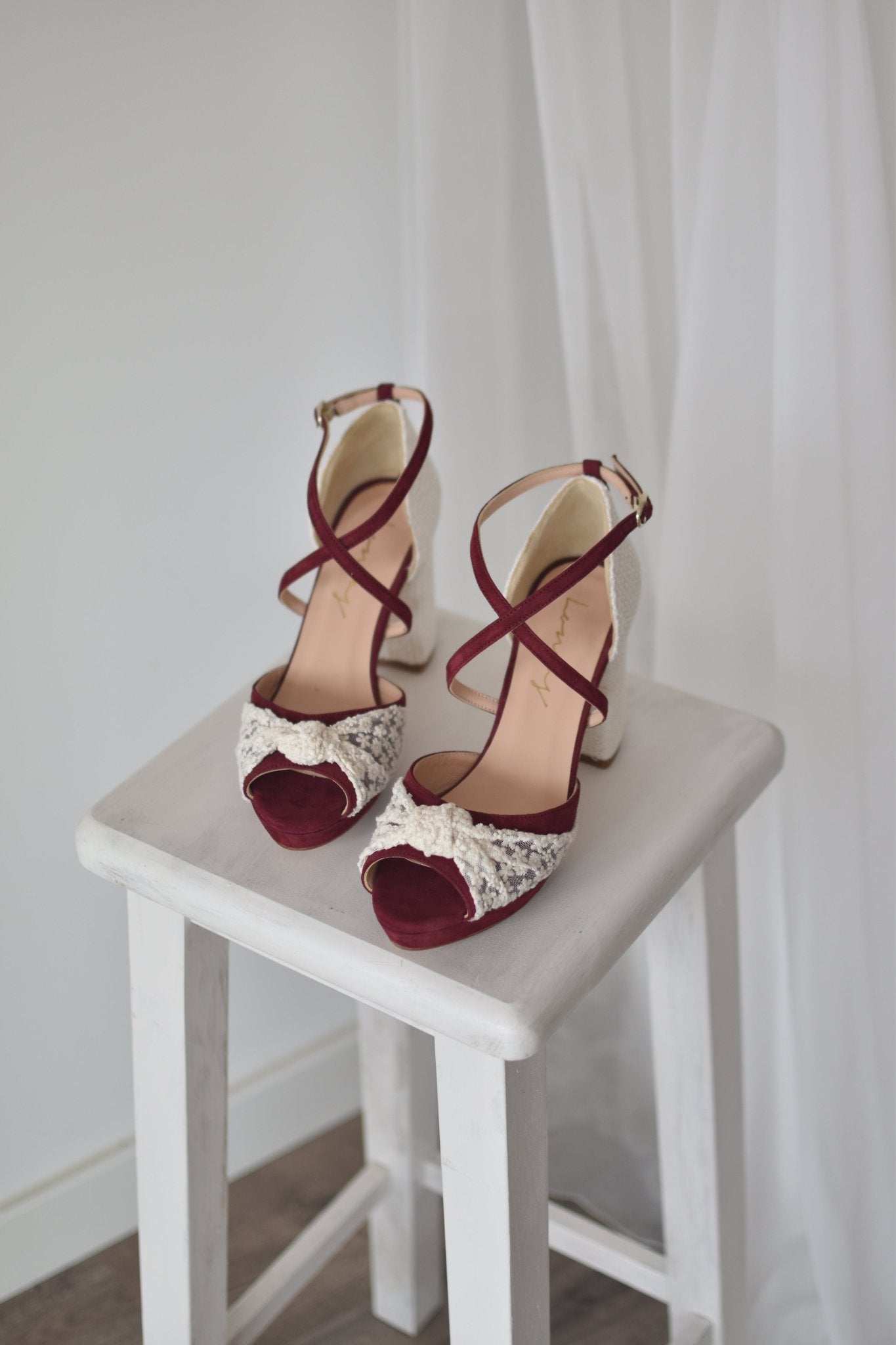 VIKA Burdeos nuevo Marion tacón 85 - zapatos_novia