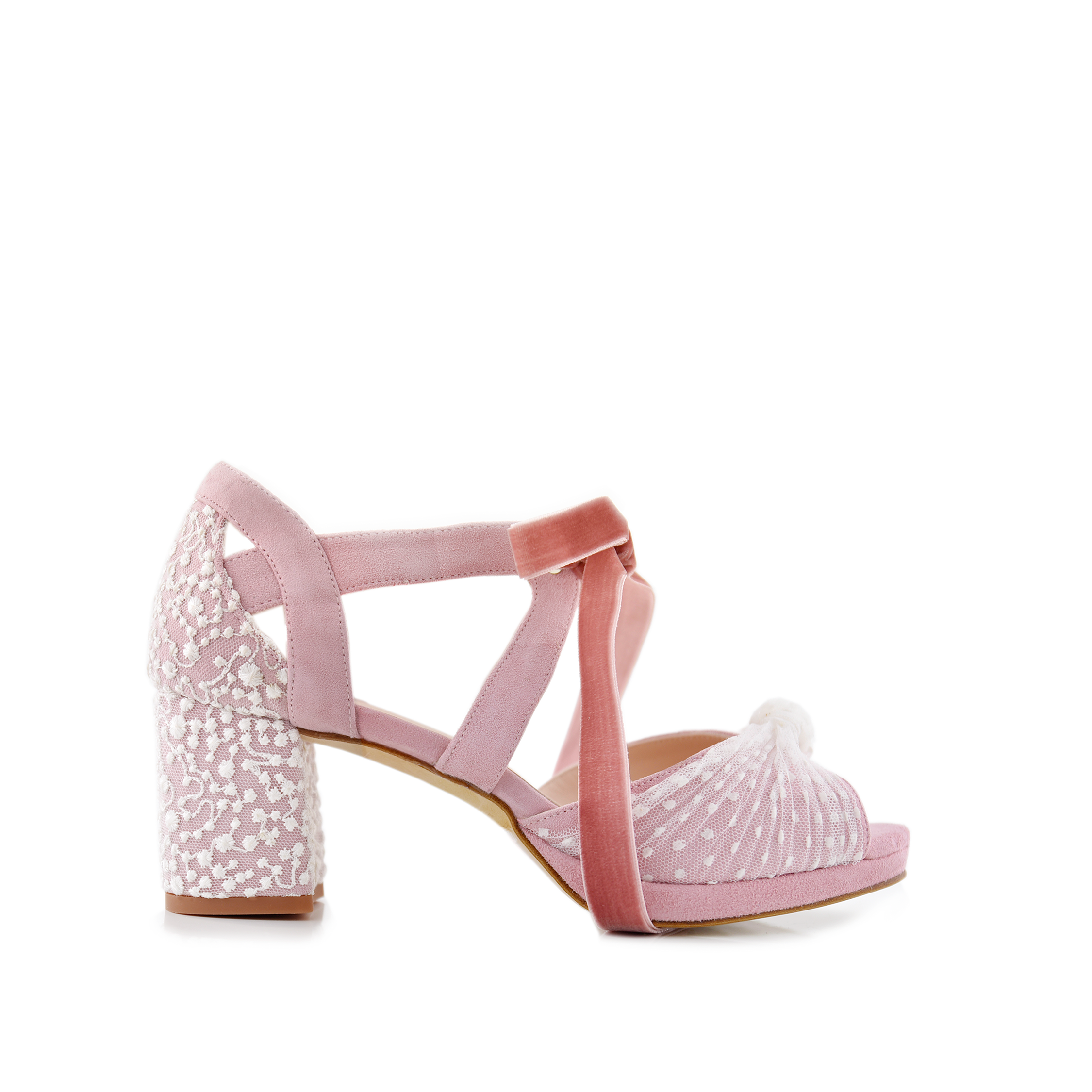 ÁGNES Mint glitter white and silver