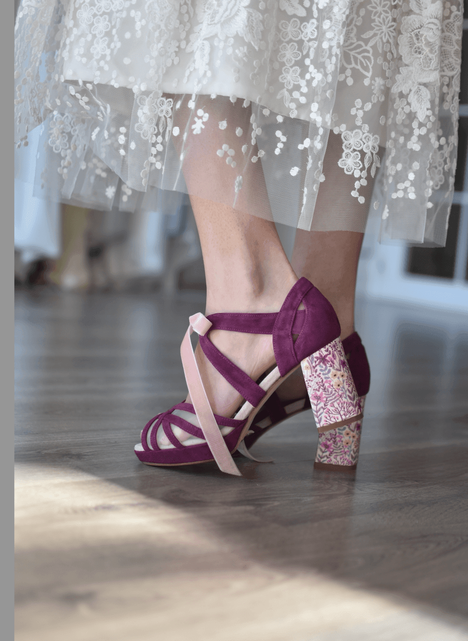 CIARA burdeos Aquarelle - Lomas-shoes