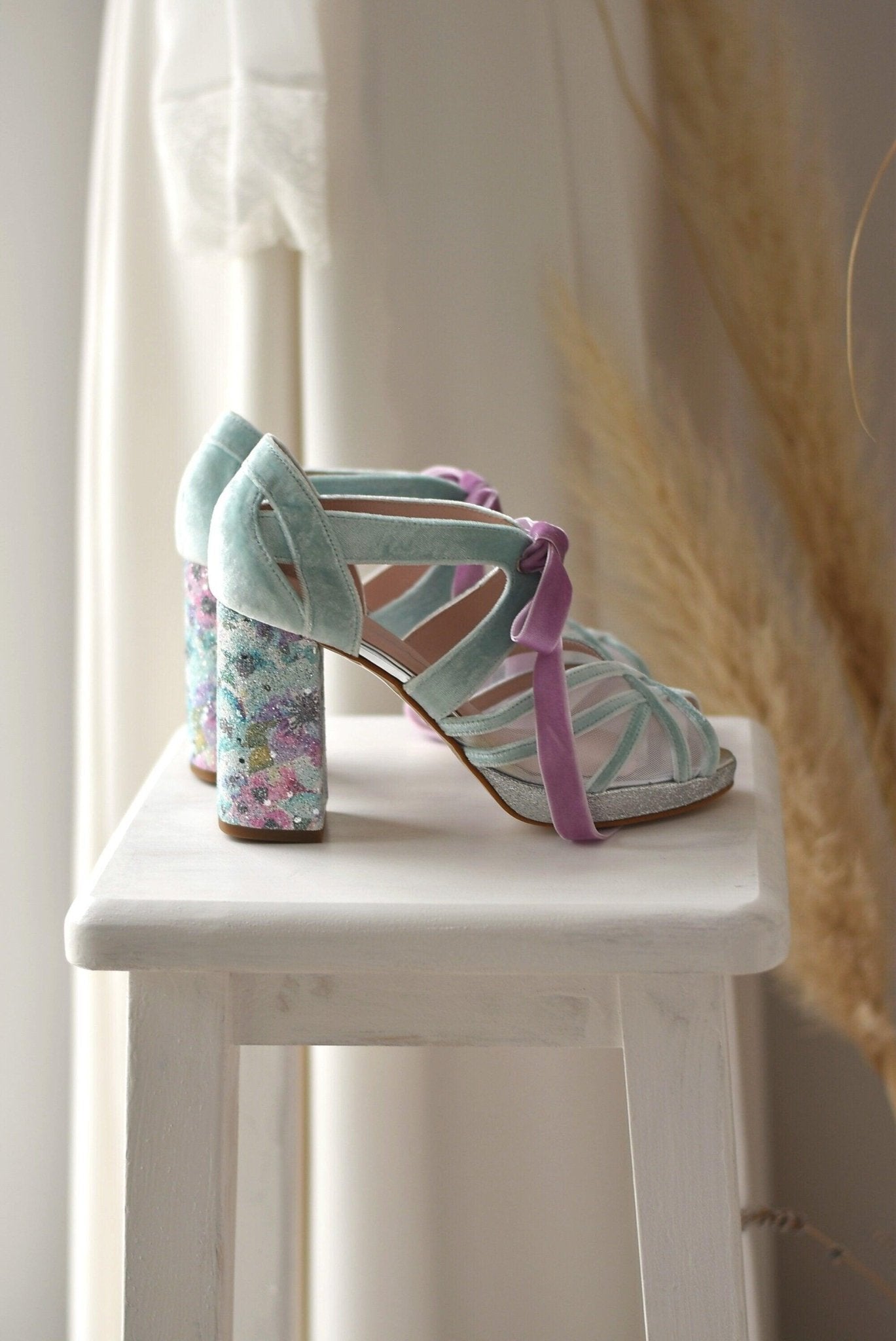 CIARA Blossom mint velvet 10 - zapatos_novia