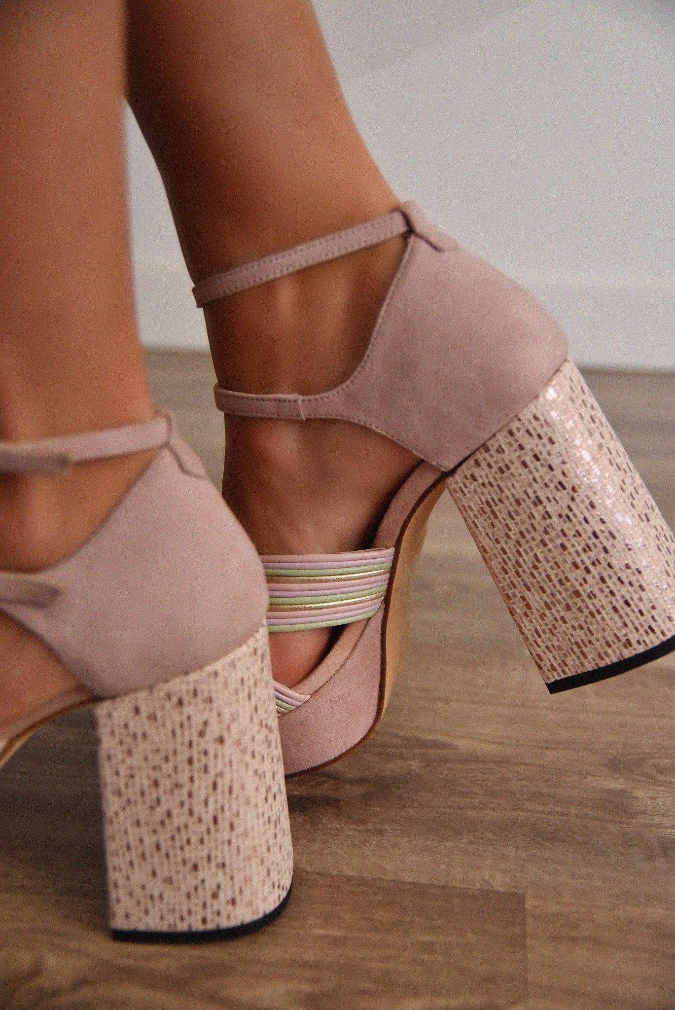 JUNE tricolor NUDE - zapatos_novia