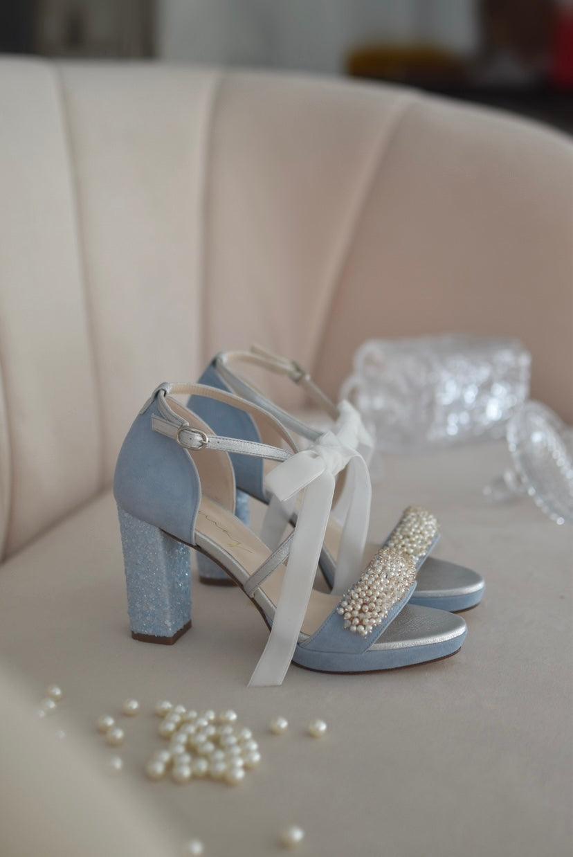 MATILDA blue pearls 95 - zapatos_novia