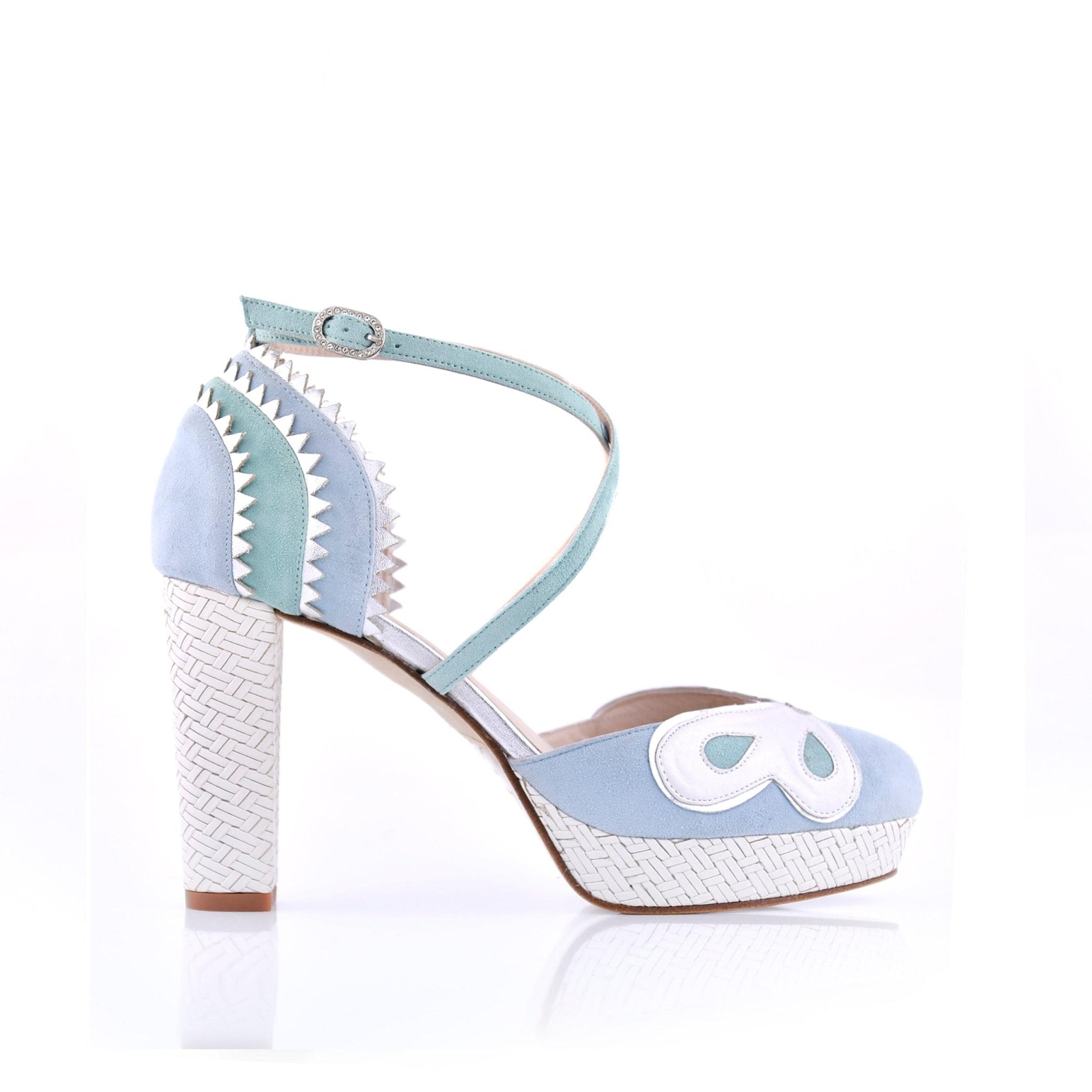 Rosalía Celeste Noctelle Maxi — Zapatos de novia Lomas Shoes