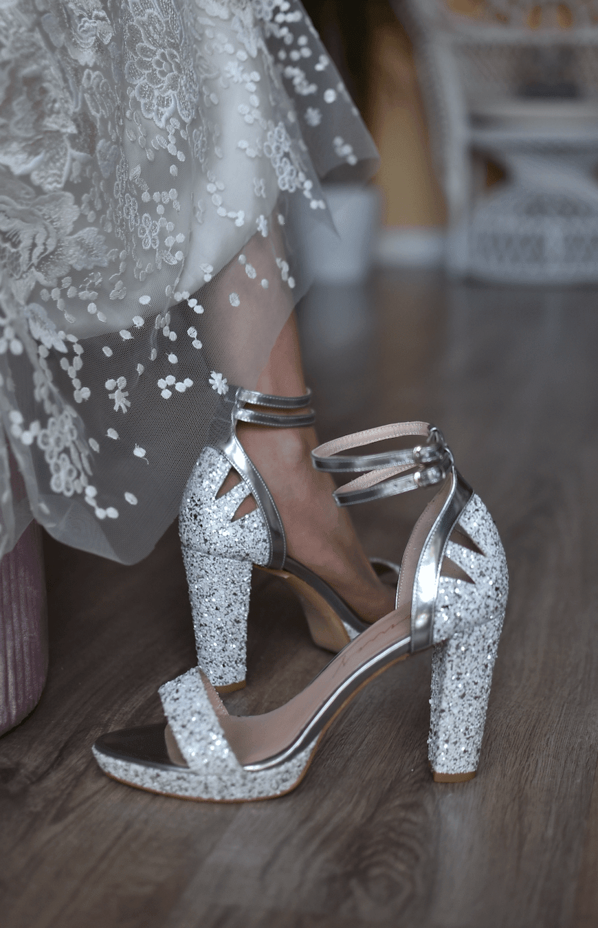 PIRÁMIDE glitter cristal 100 - zapatos_novia