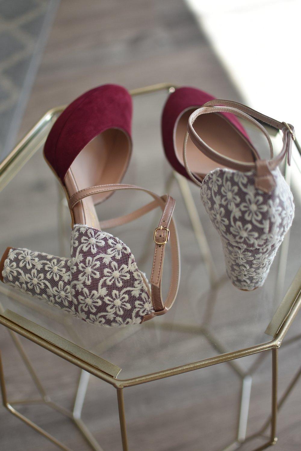 ROSALÍA cerrado Burdeos Marion petit - zapatos_novia