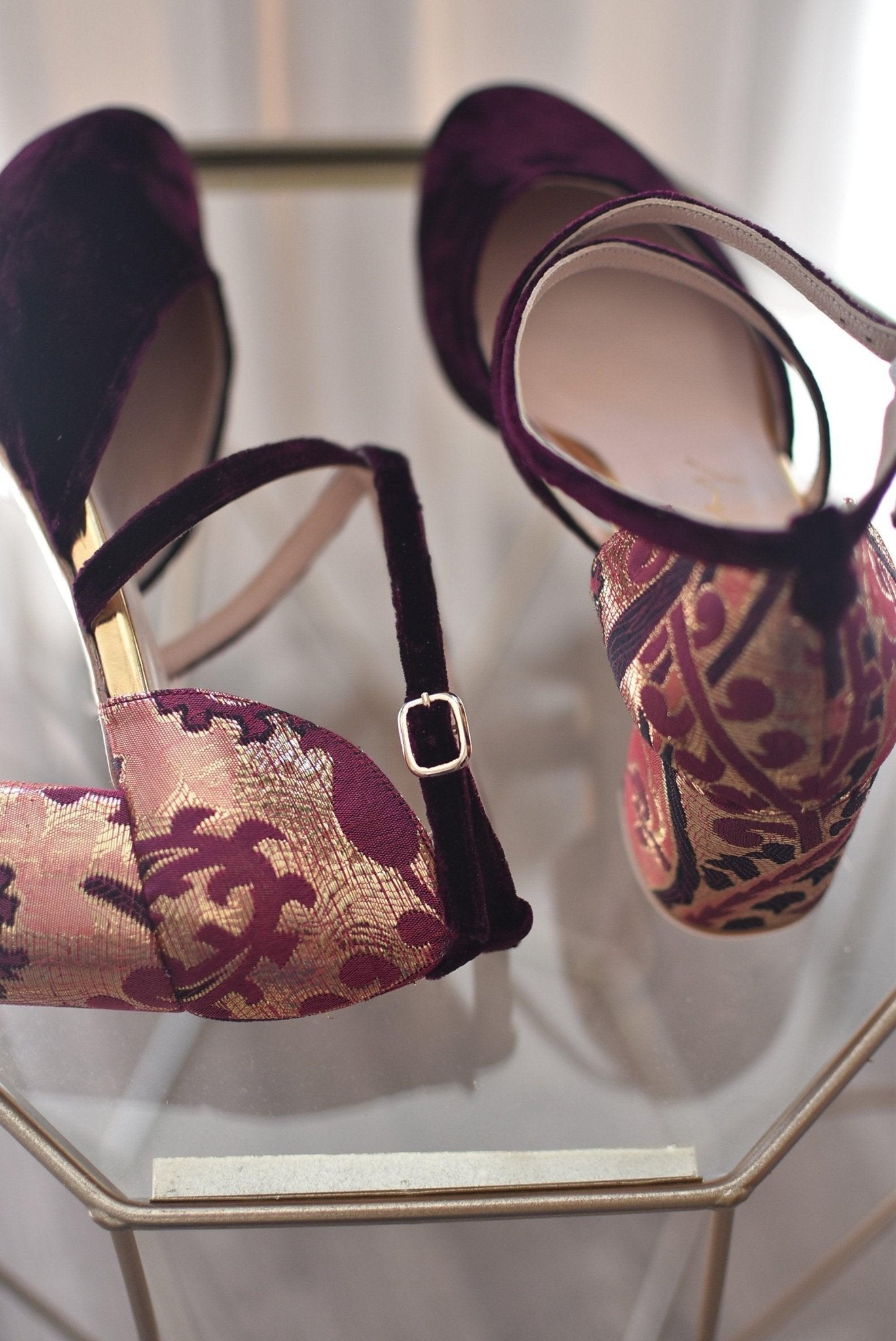ROSALÍA cerrado Velvet Bugurdy Versailles - zapatos_novia