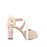 HERA abierto beige bordado YAUM 95