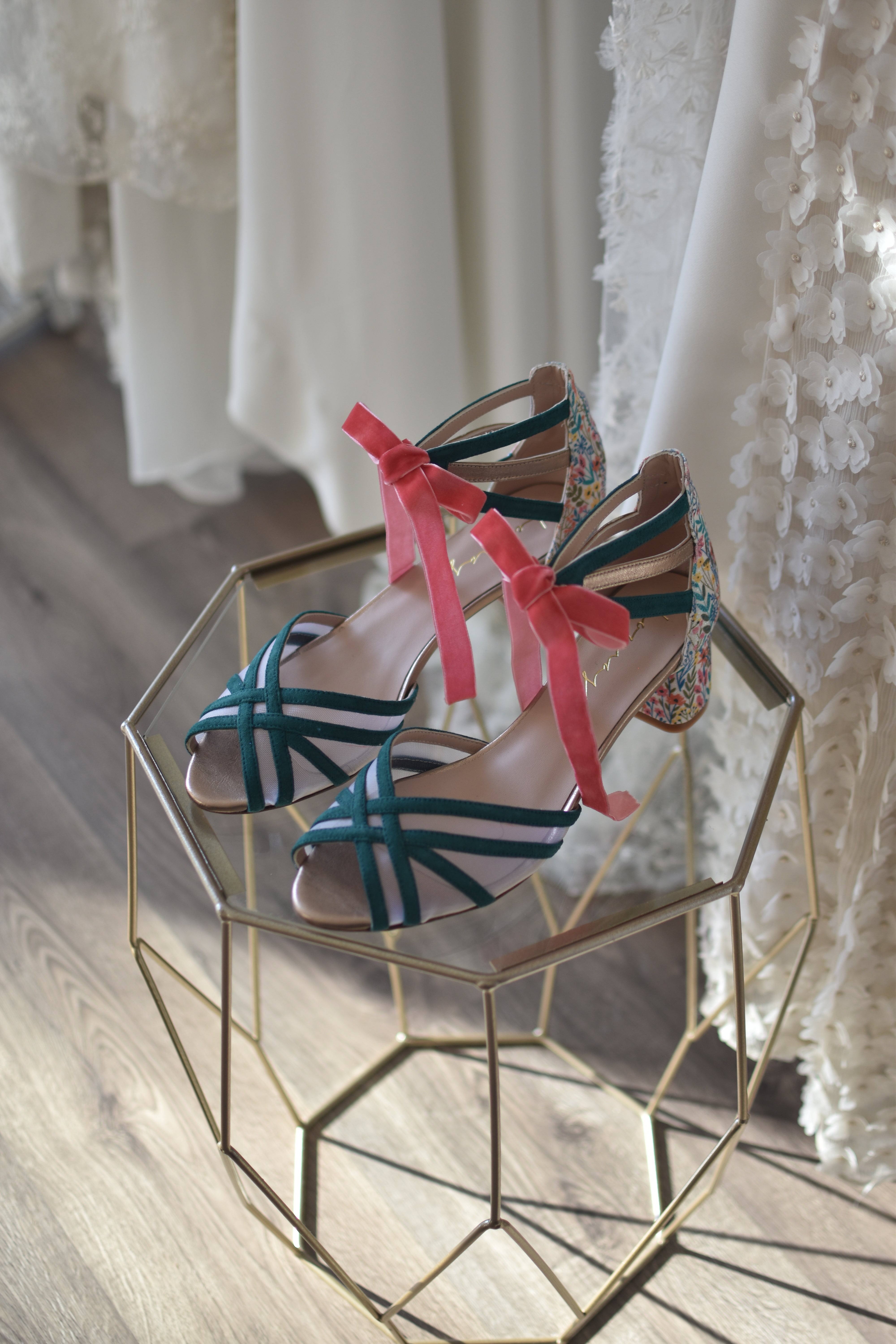 AYLA verde botella Aquarelle mini