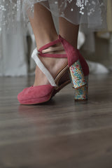 .en stock AYLA cerrado coral Aquarelle talla 40