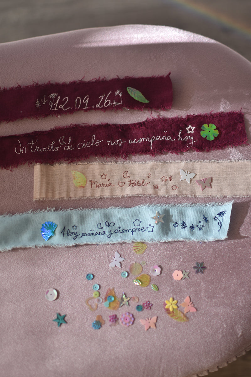 z.Velvet ribbon for bridal bouquet BOUGHT VILLA DARK