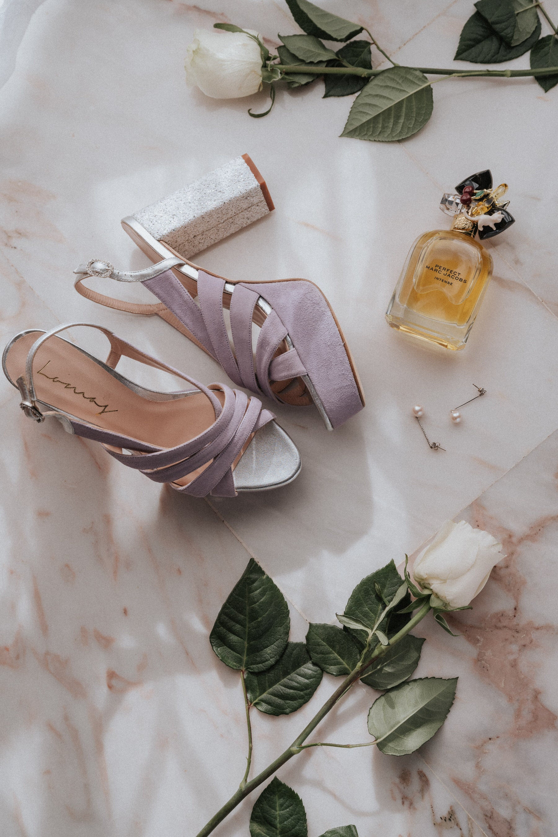 MILEY lavanda glitter blanco plata 95