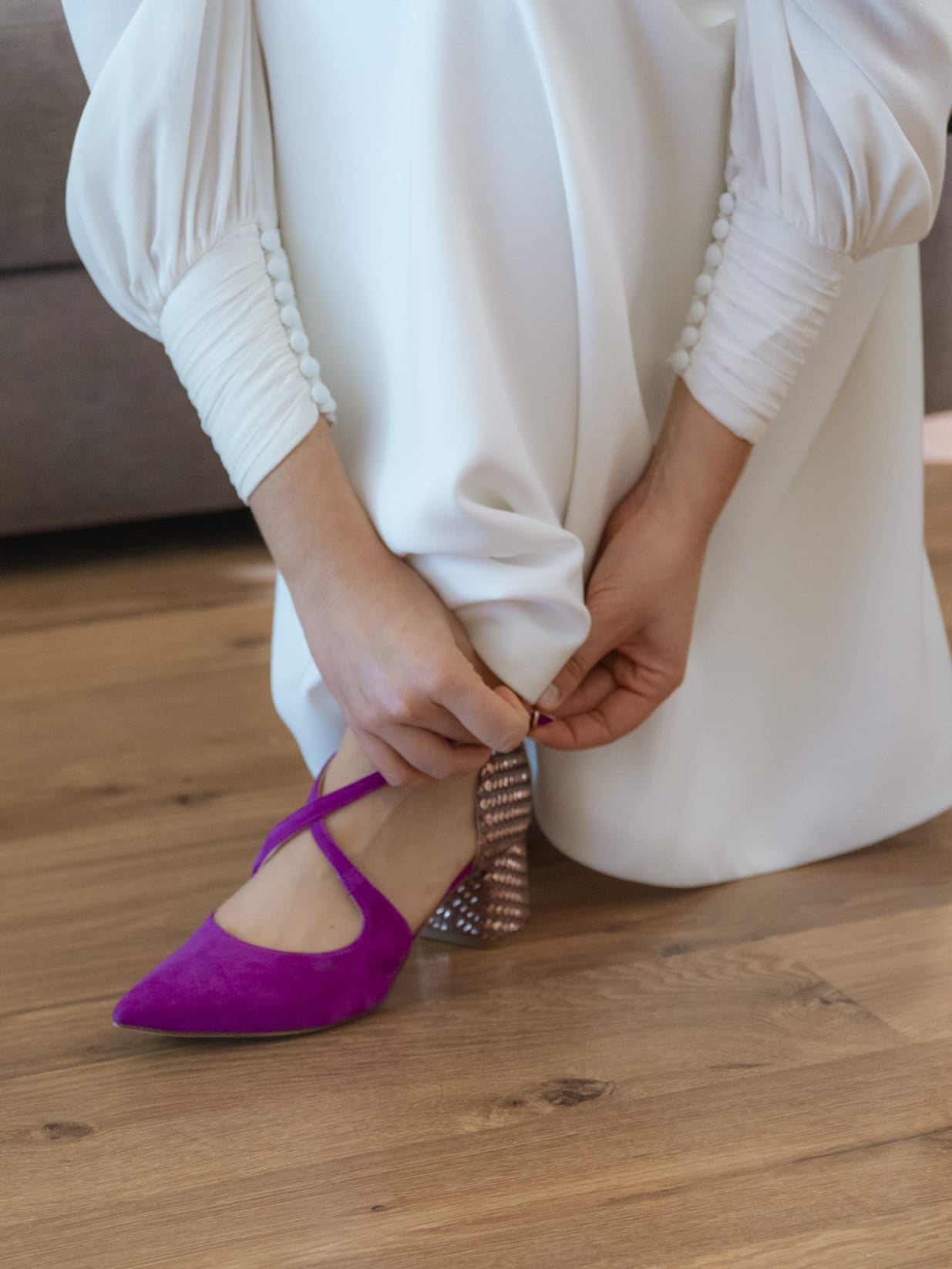 ZAPATO PARA NOVIA CON TACON BAJO PERSONALIZABLE 