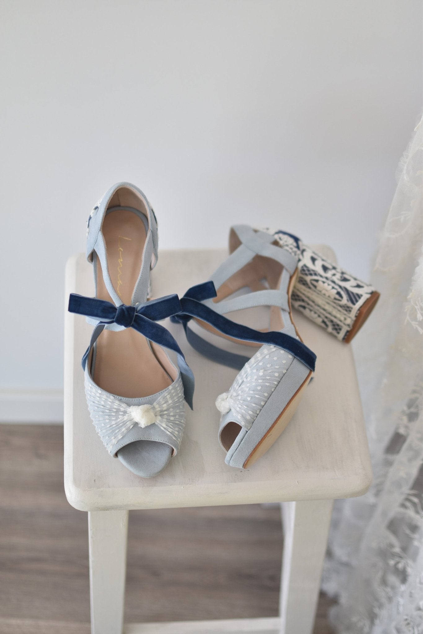ÁGNES azul celeste Esperanza 85 - zapatos_novia