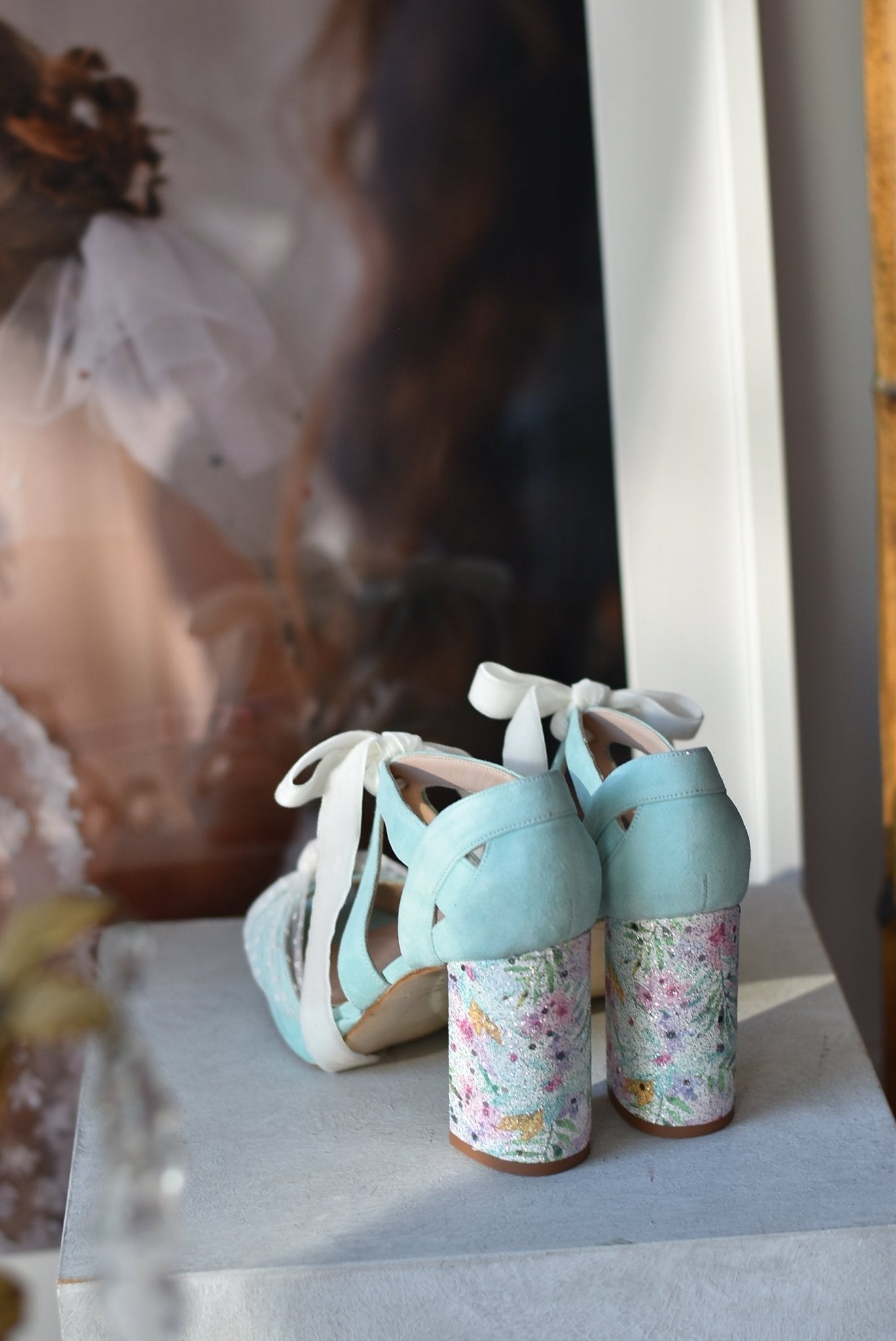 ÁGNES Blossom mint 10 - zapatos_novia