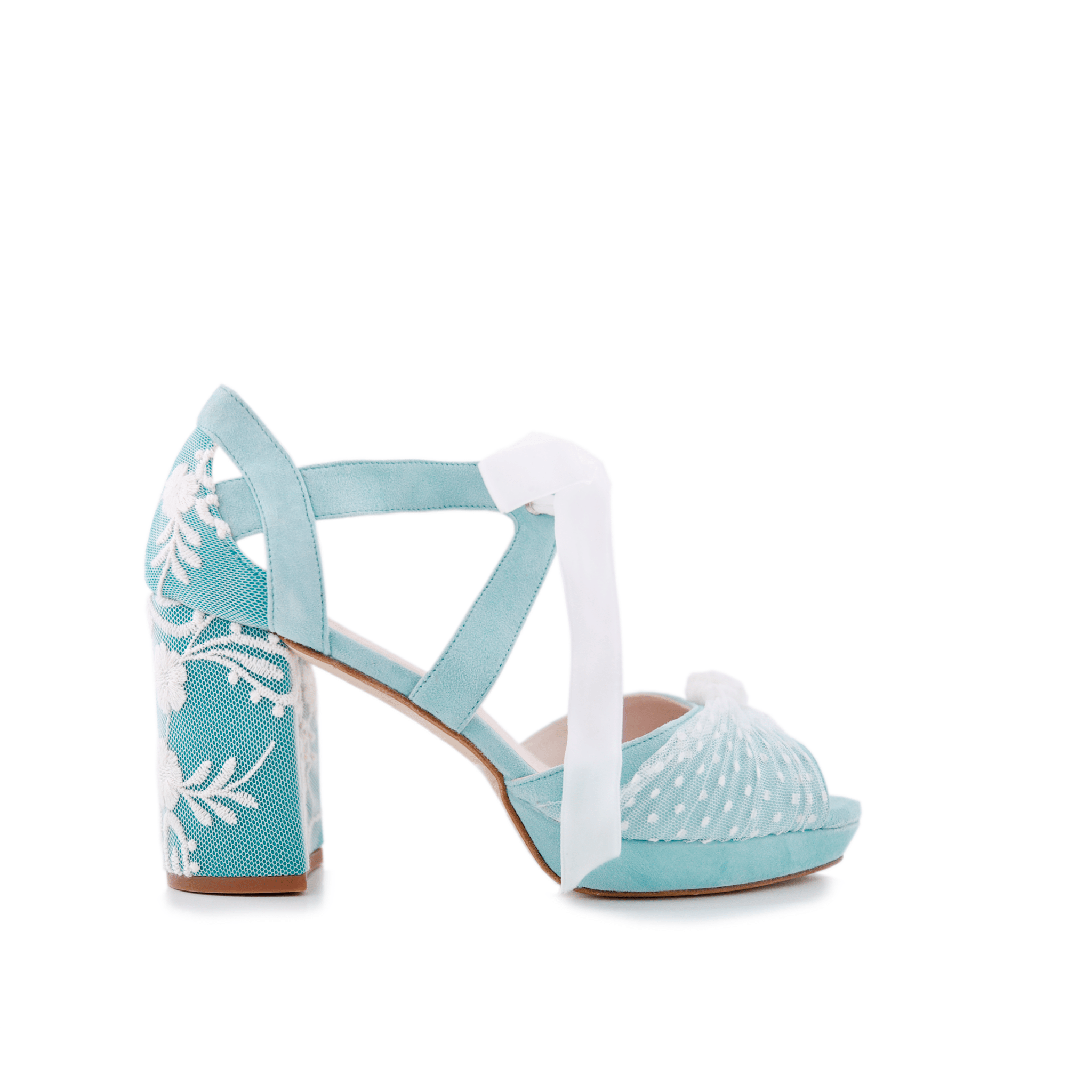 Agnes Celeste Ágnes Mint Portofino Midi — Zapatos de novia Lomas Shoes