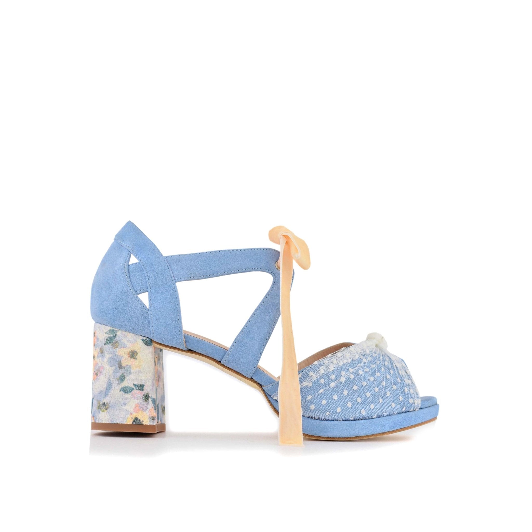 Agnes Celeste Ágnes Montmartre Scuba Petit — Zapatos de novia Lomas Shoes