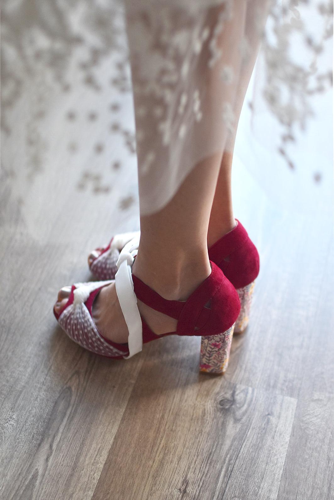 ÁGNES red May Aquarelle 95 - zapatos_novia
