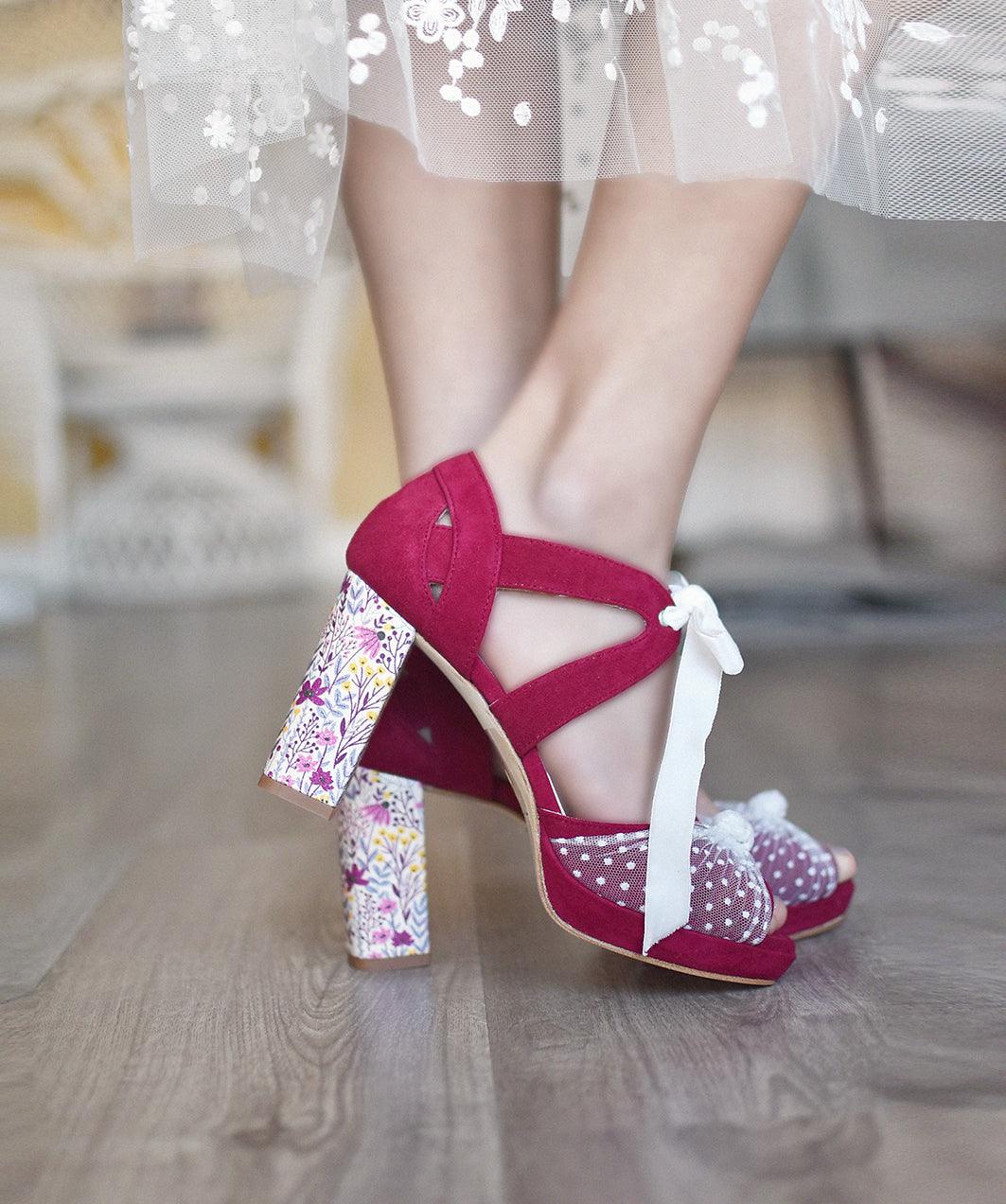ÁGNES red May Aquarelle 95 - zapatos_novia