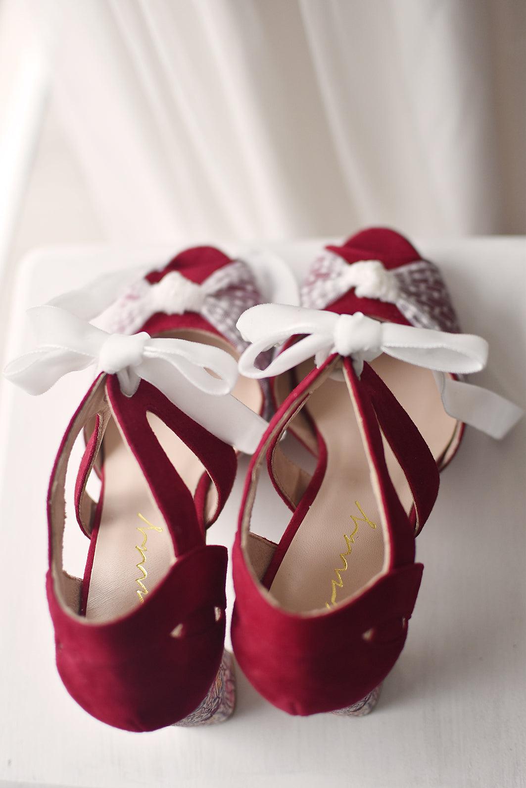 ÁGNES red May Aquarelle 95 - zapatos_novia