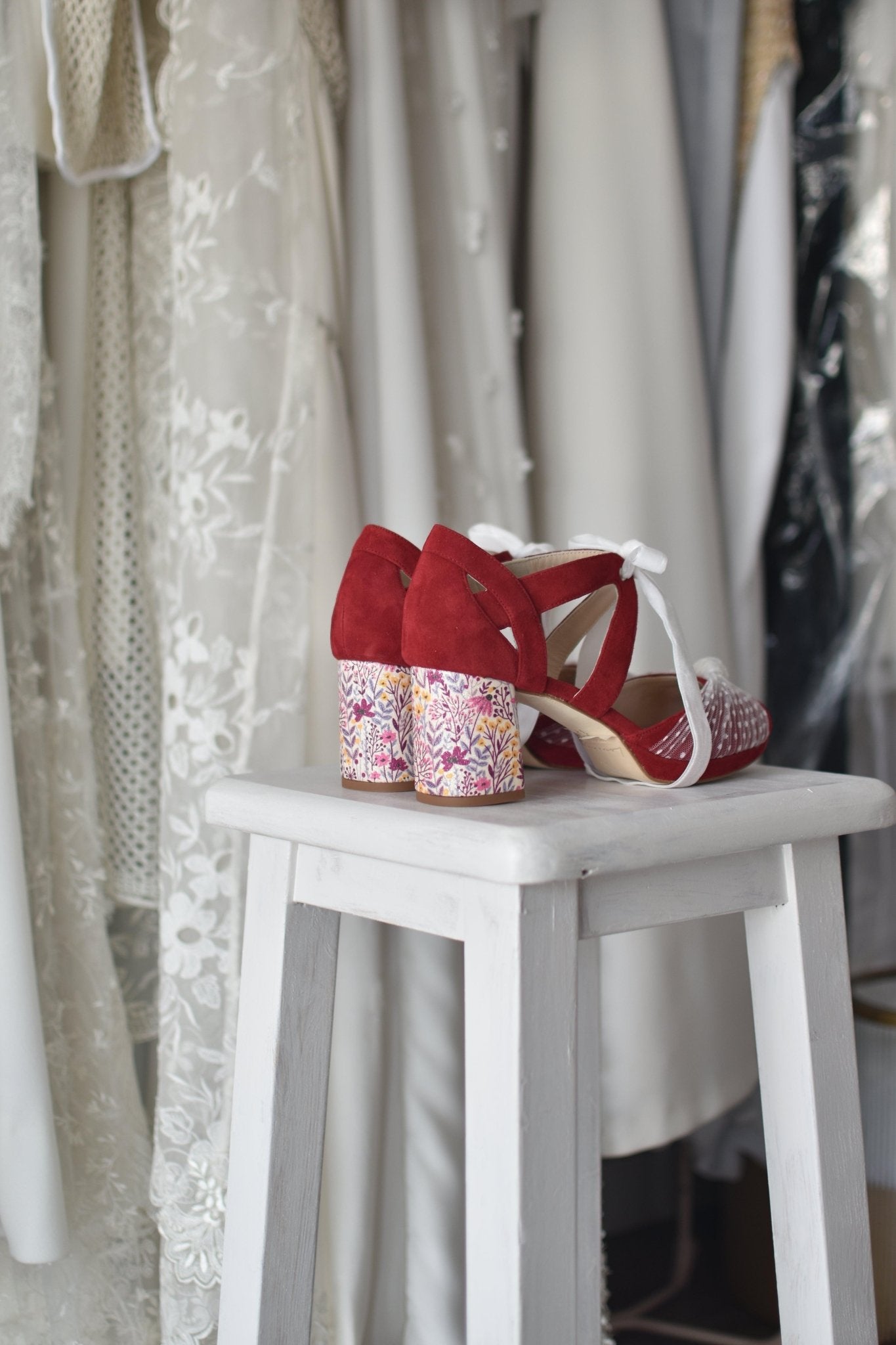 ÁGNES red May Aquarelle petit - zapatos_novia