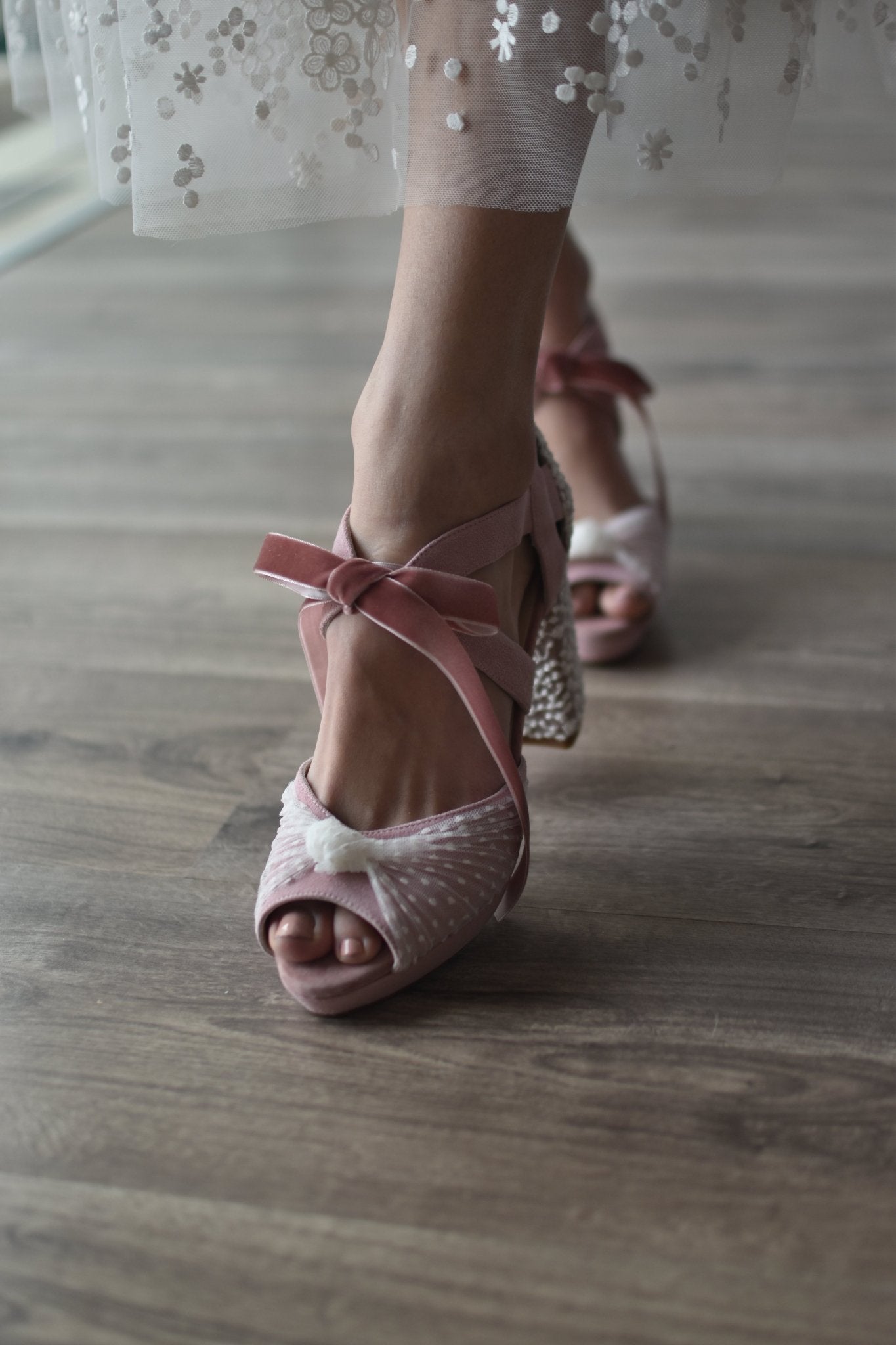 ÁGNES rosa bubble 85 y petit - zapatos_novia