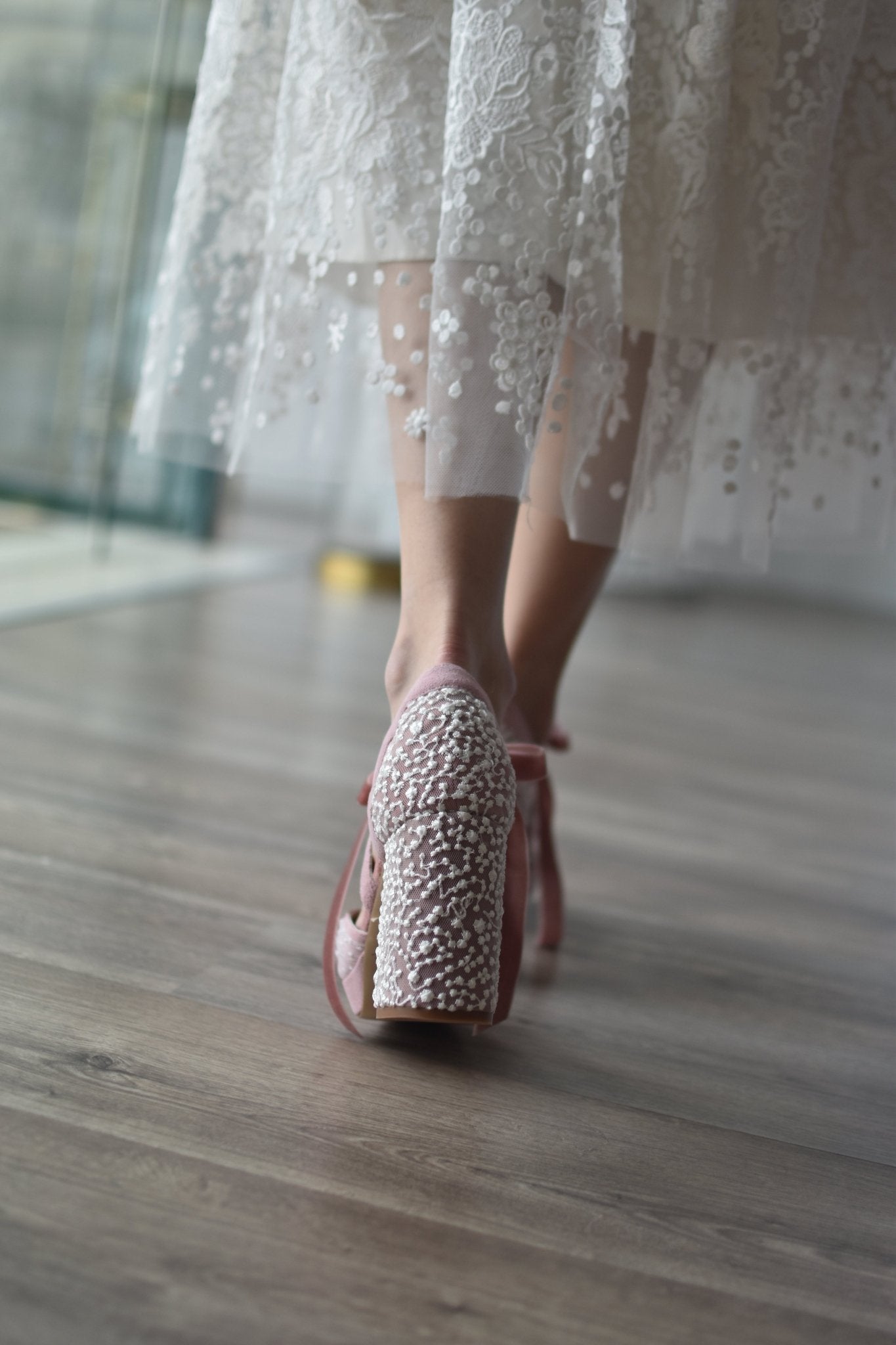 ÁGNES rosa bubble 85 y petit - zapatos_novia