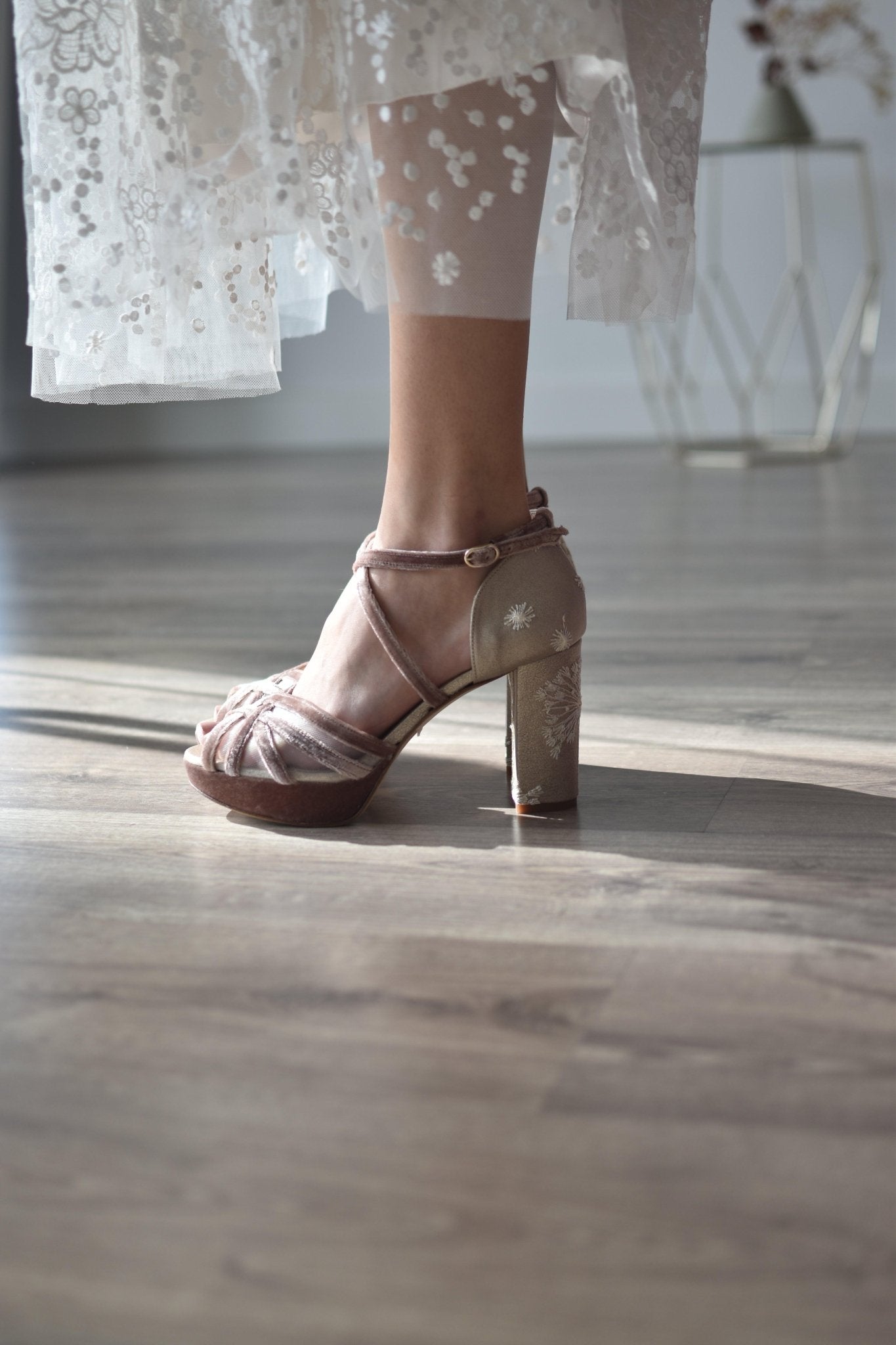ANTONELLA arcilla diente de león 95 - zapatos_novia