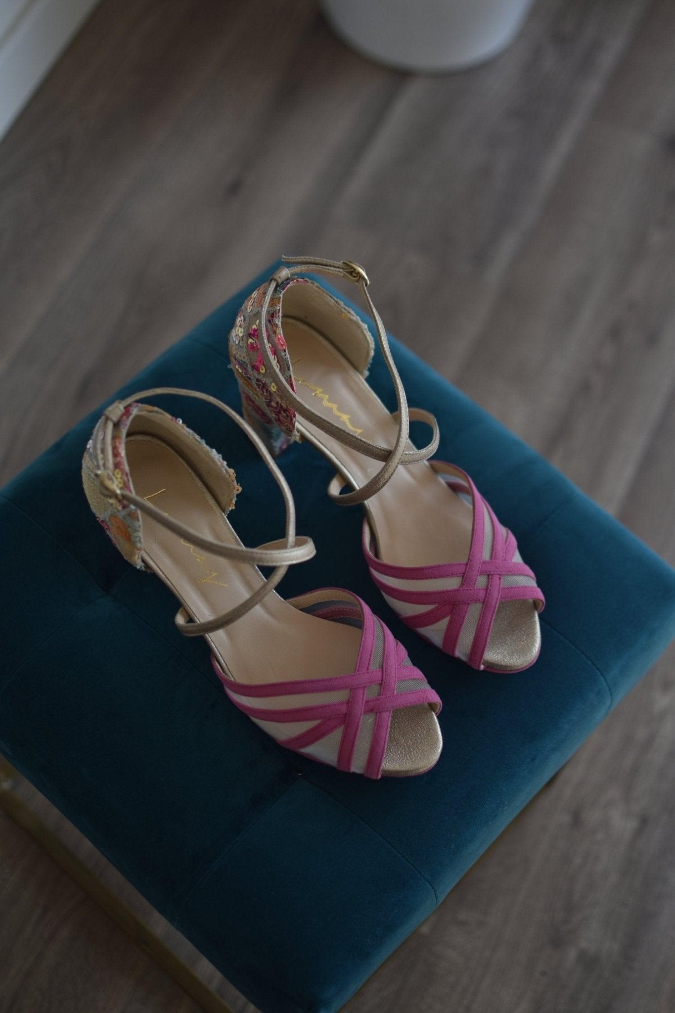 ANTONELLA fucsia feodora Mare midi - zapatos_novia