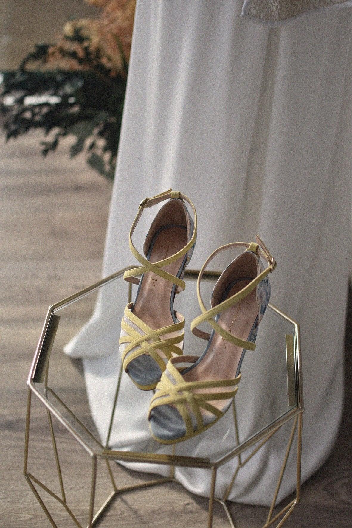 ANTONELLA lemon Montmartre midi - zapatos_novia