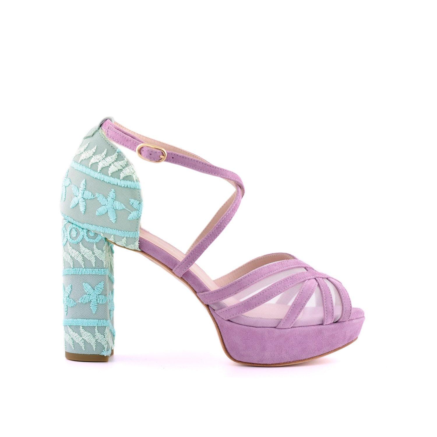 Antonella Lavanda Formentera Maxi — Zapatos de novia Lomas Shoes