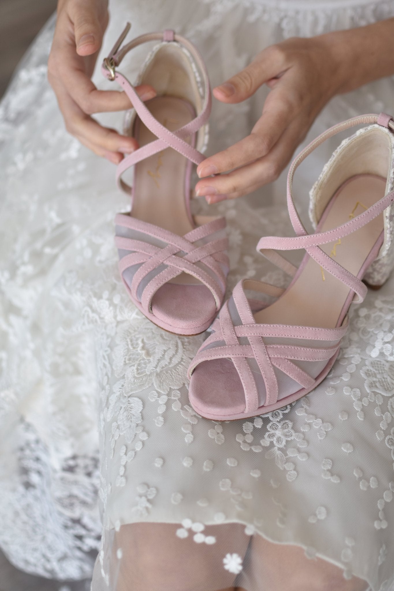 ANTONELLA pink Marion midi - zapatos_novia