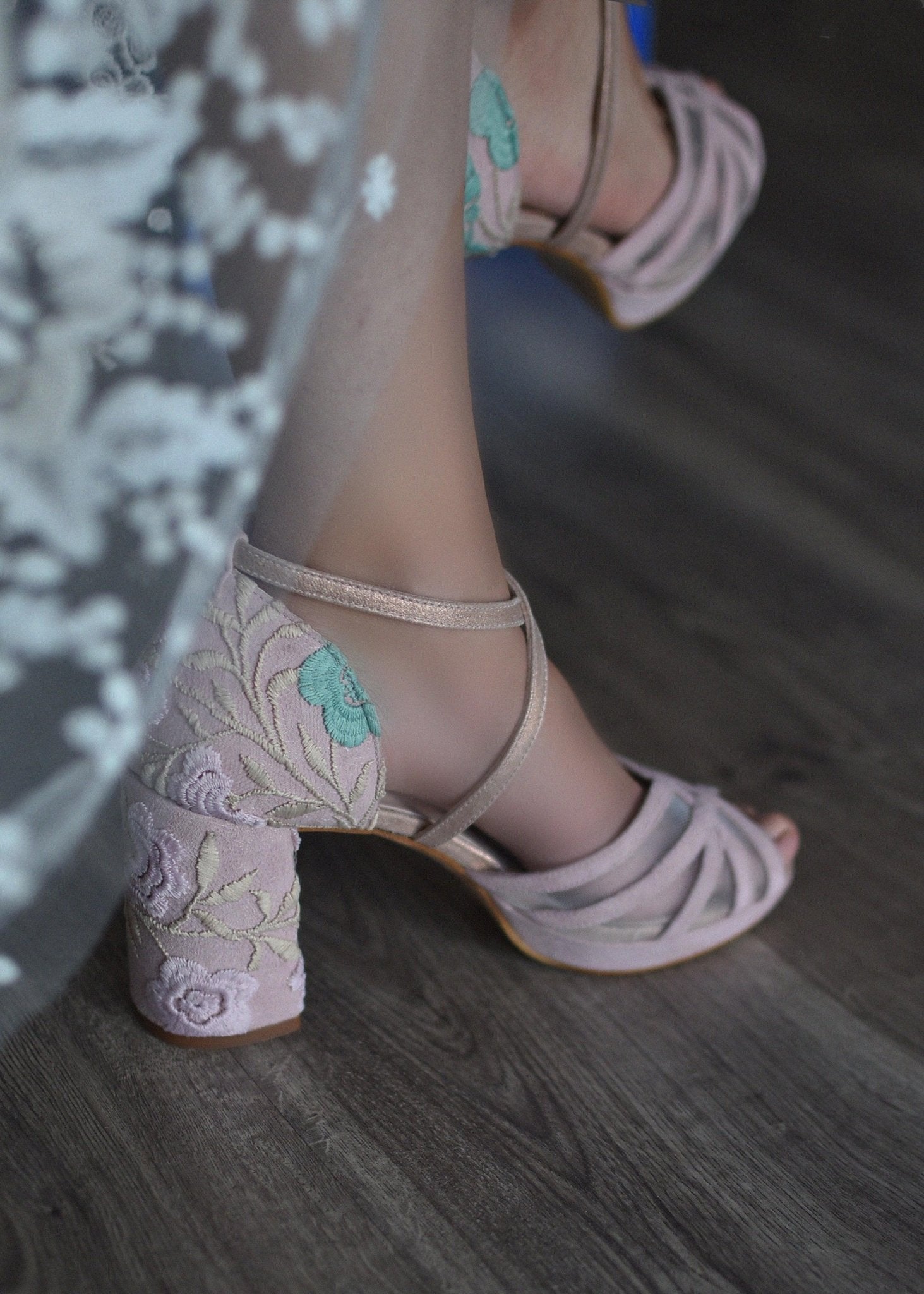 ANTONELLA soft pink Pineapple 85 - zapatos_novia