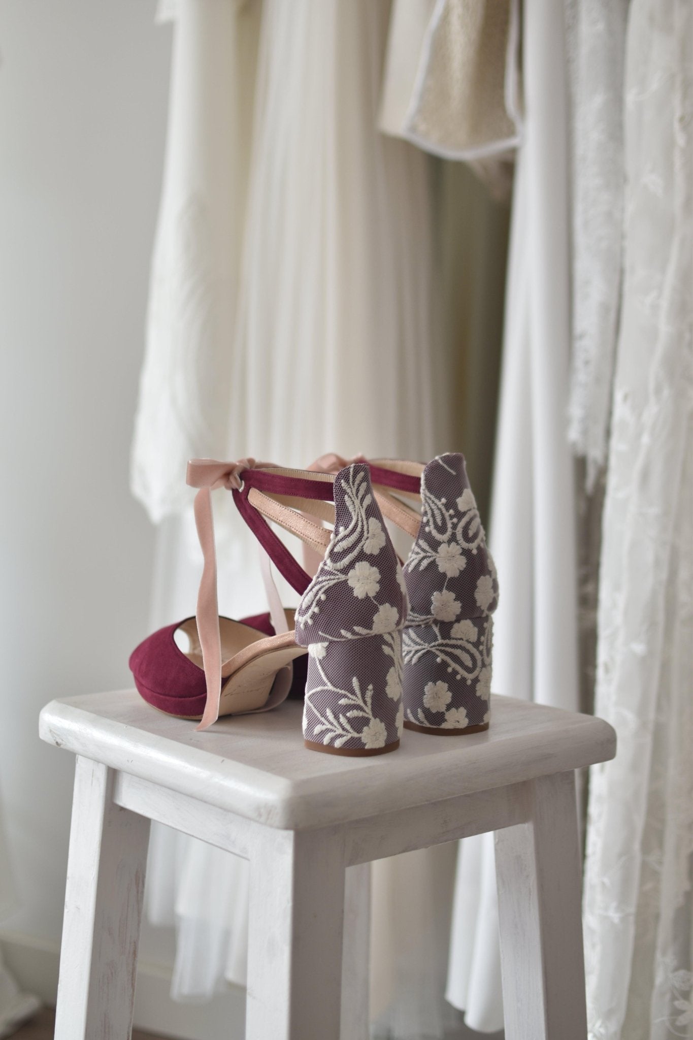 AYLA burdeos Portofino petit - zapatos_novia