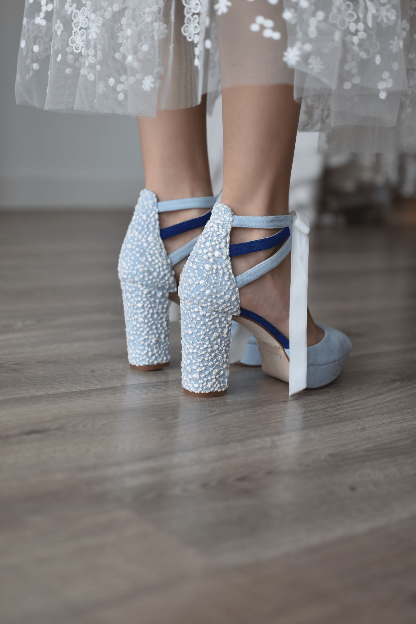 AYLA celeste y azulón bubble 95 - zapatos_novia
