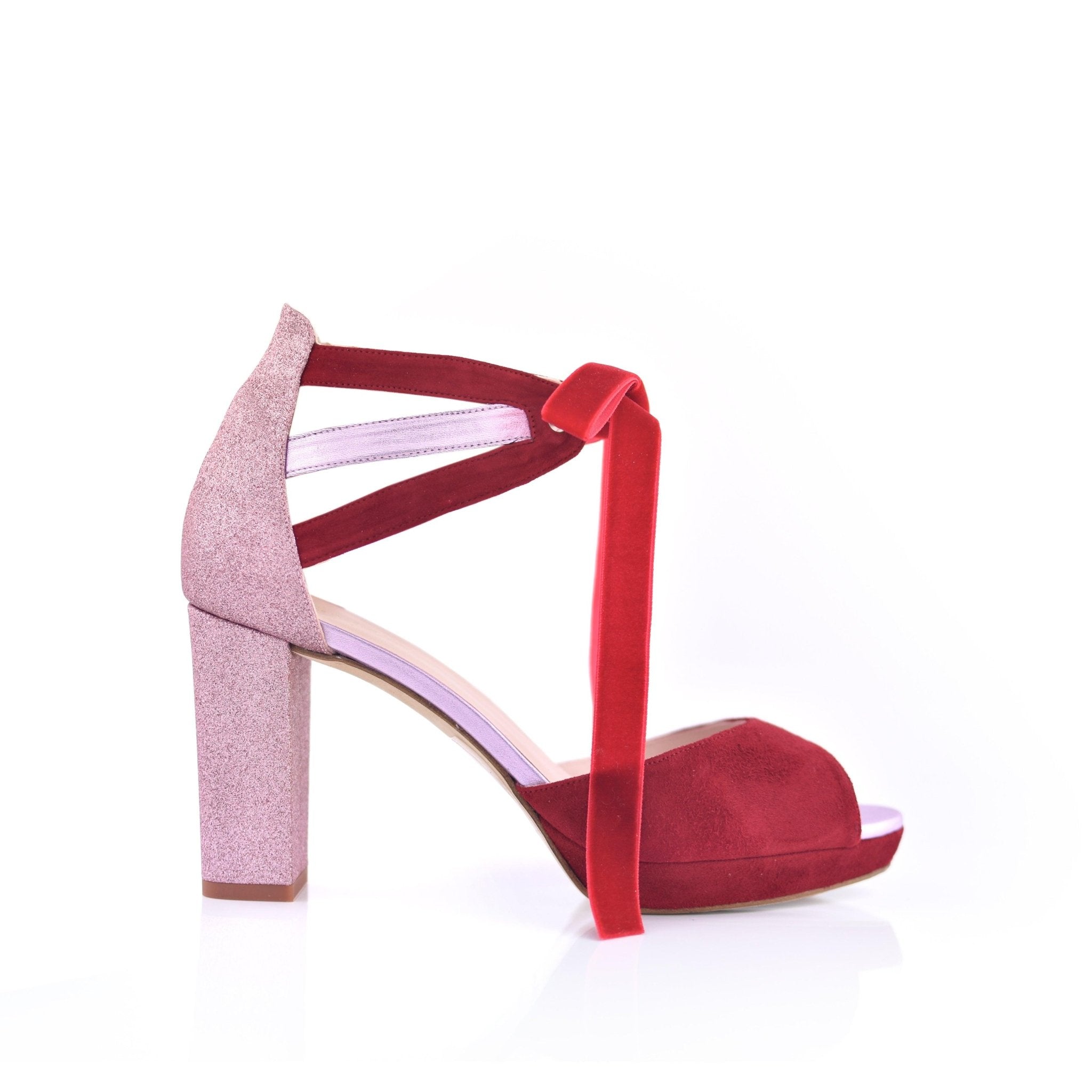 AYLA rojo valentina glitter Galaxy 95 - zapatos_novia