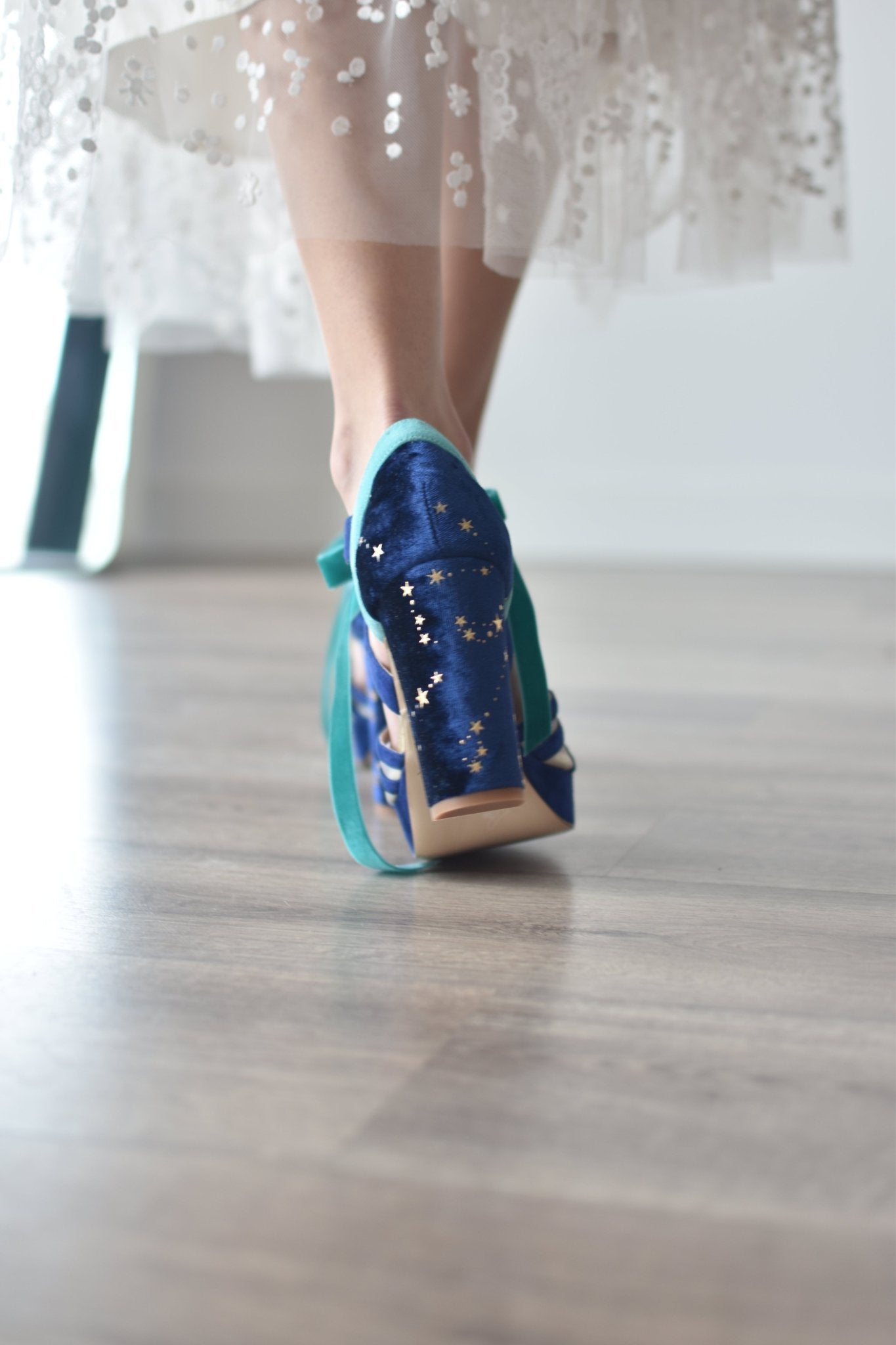 CIARA azul Carrie turquesa Constelación 95 - zapatos_novia