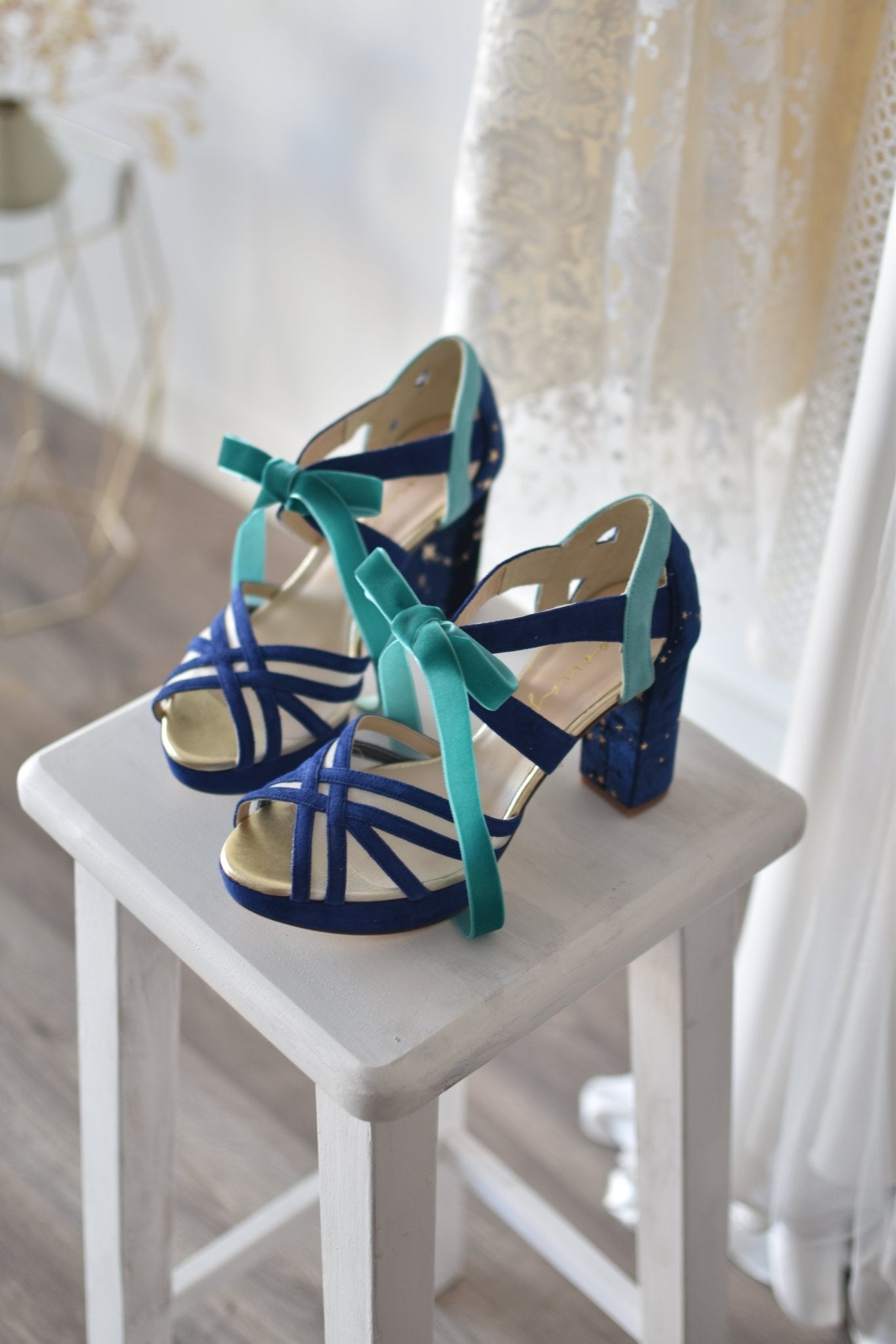 CIARA azul Carrie turquesa Constelación 95 - zapatos_novia