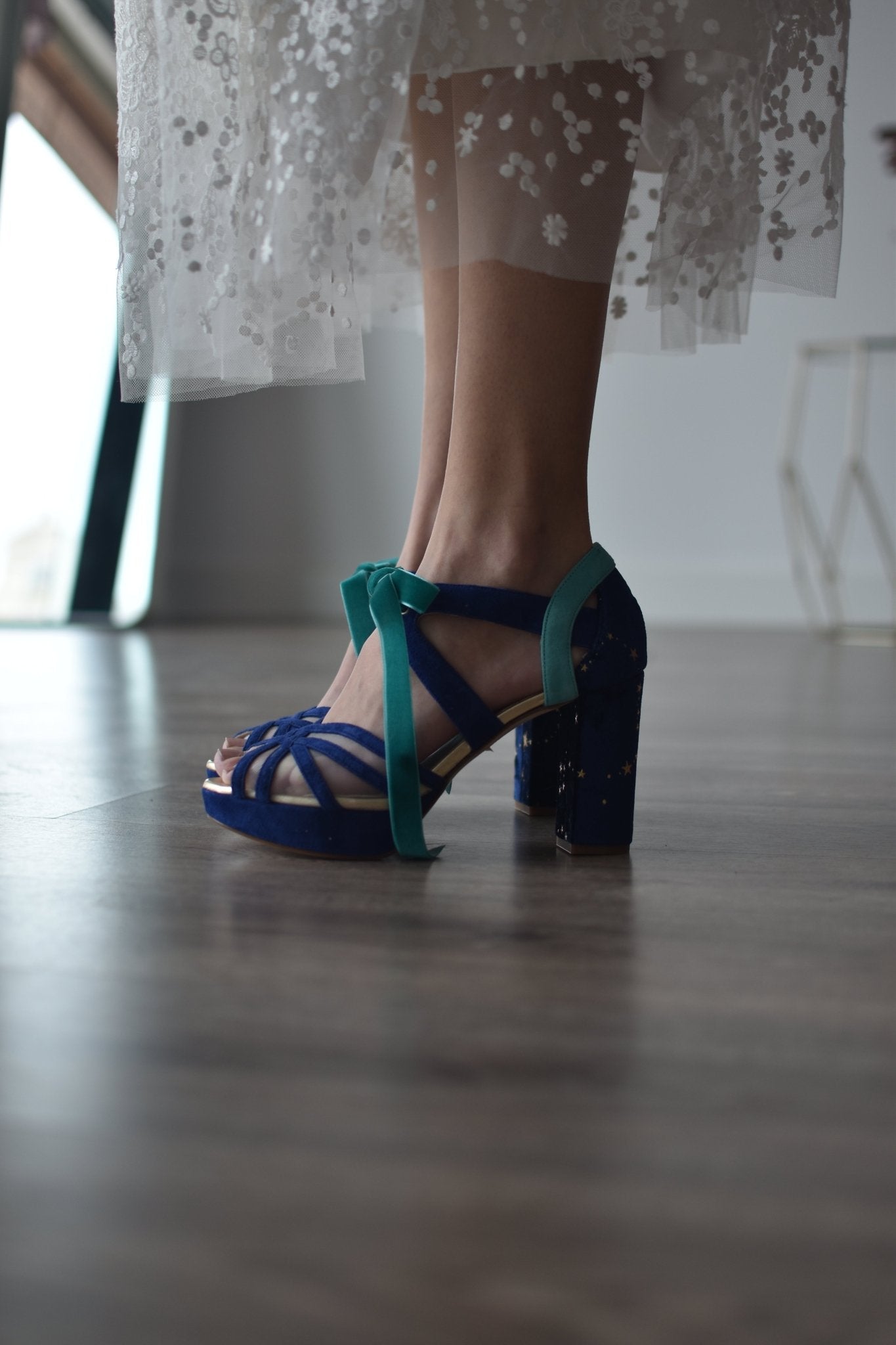 CIARA azul Carrie turquesa Constelación 95 - zapatos_novia