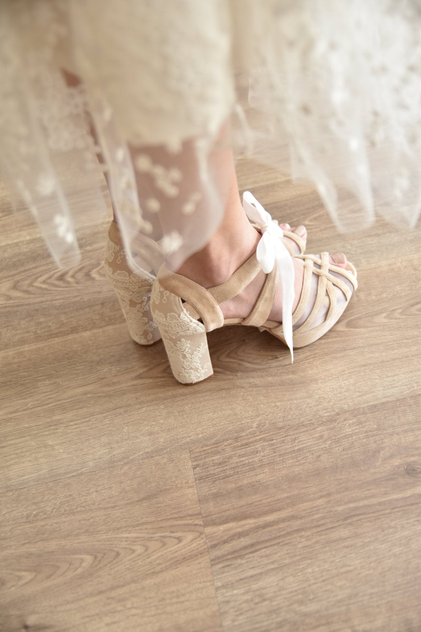 CIARA beige natural Oliveti tacón 95 - zapatos_novia