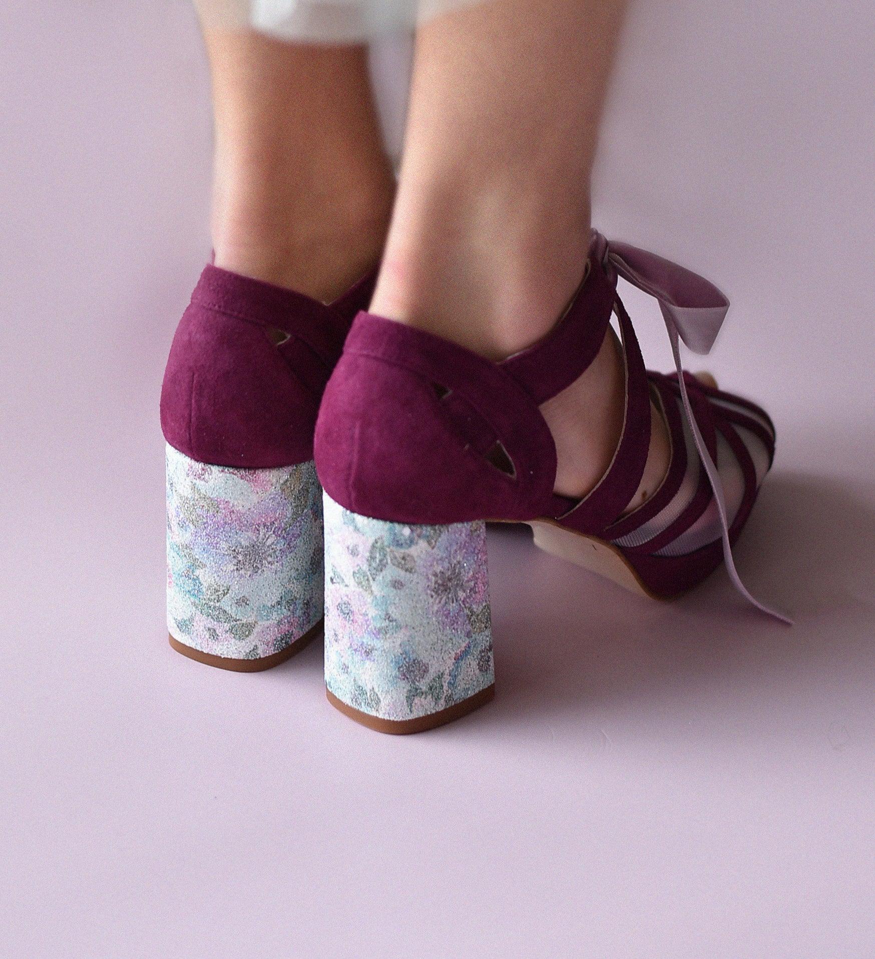 CIARA Blossom Borgoña 85 - zapatos_novia
