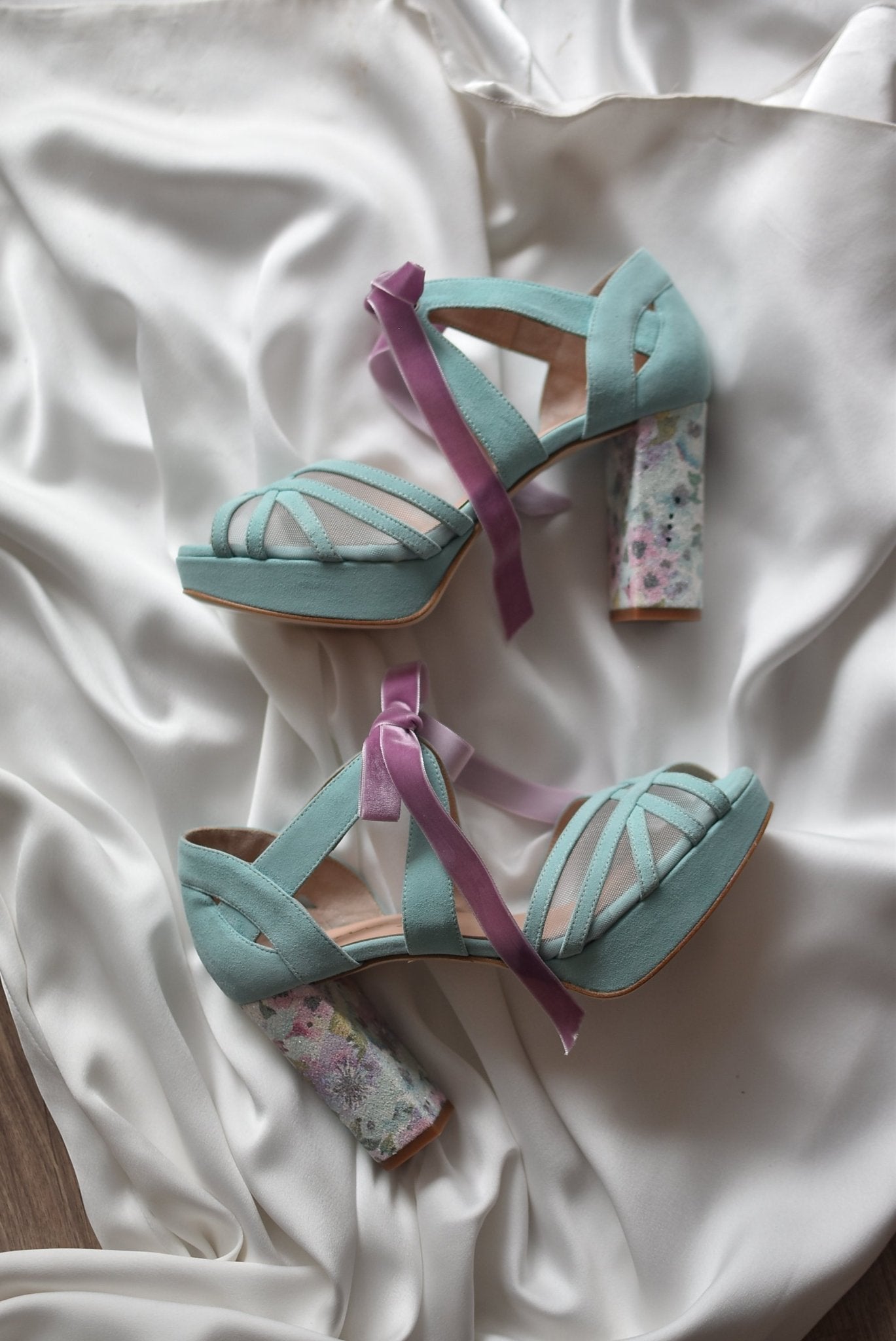 CIARA Blossom mint 95 - zapatos_novia