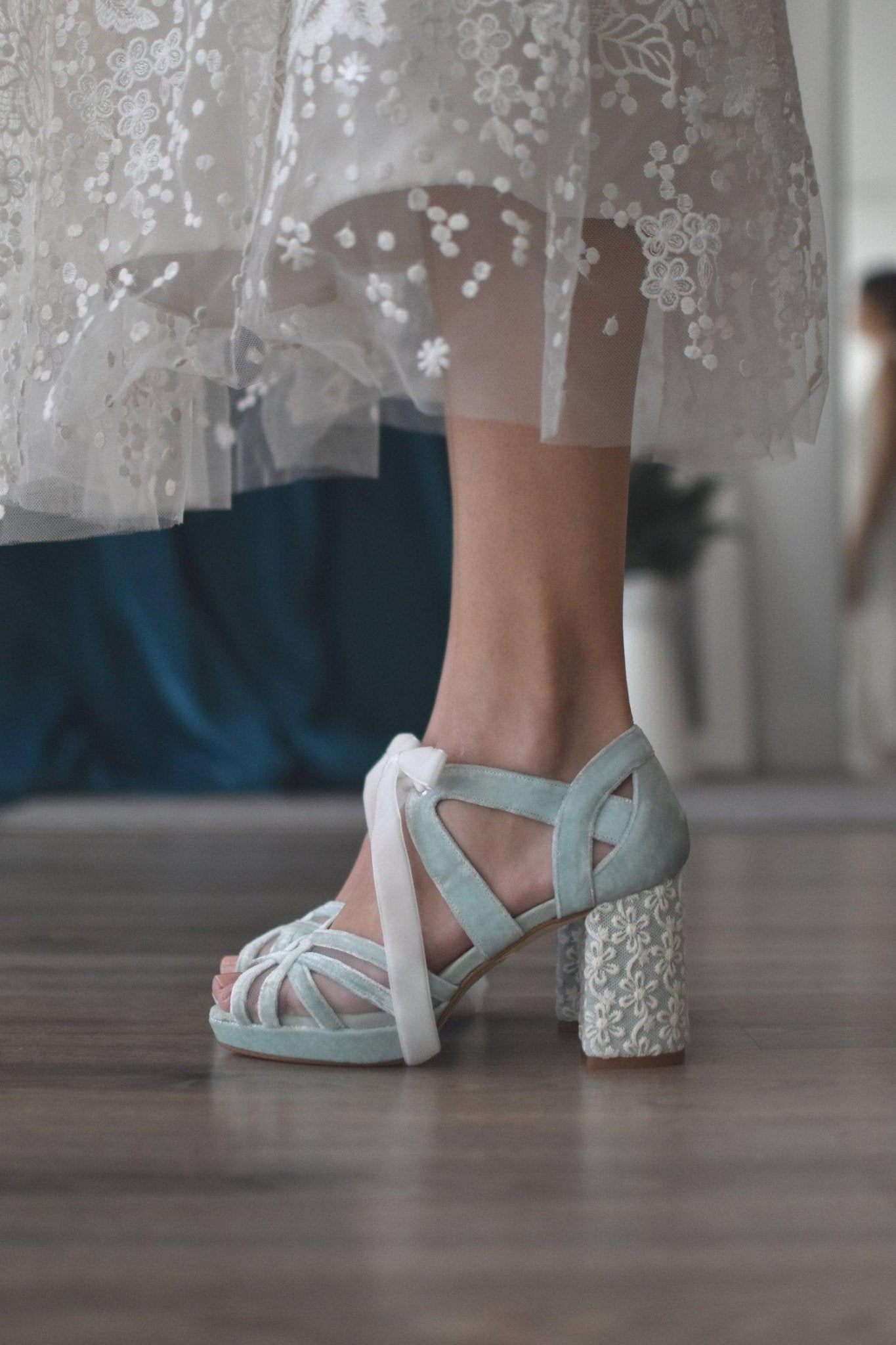 CIARA mint velvet Marion 85 - zapatos_novia