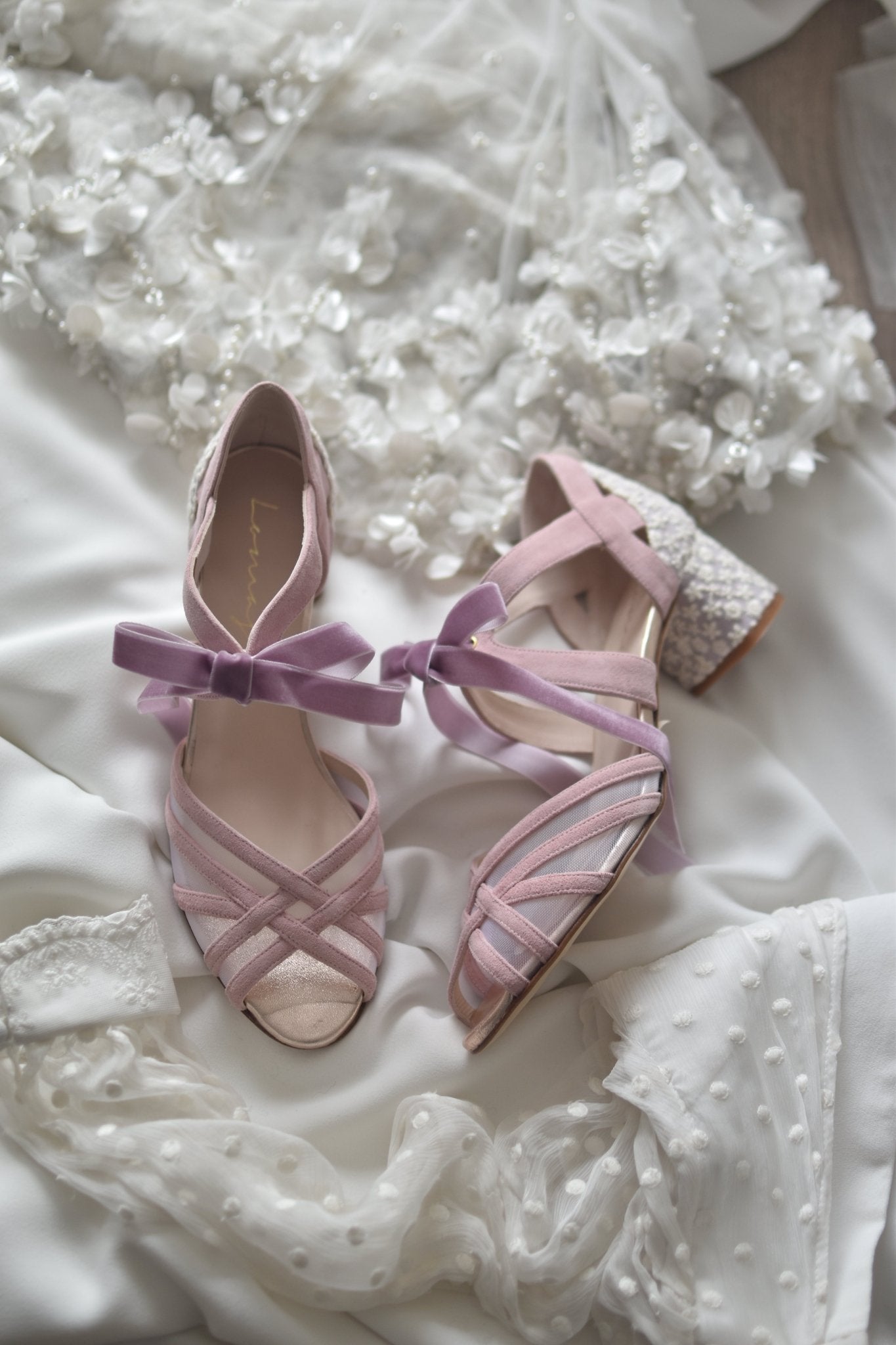 CIARA rosa claro Marion nuevo mini - zapatos_novia