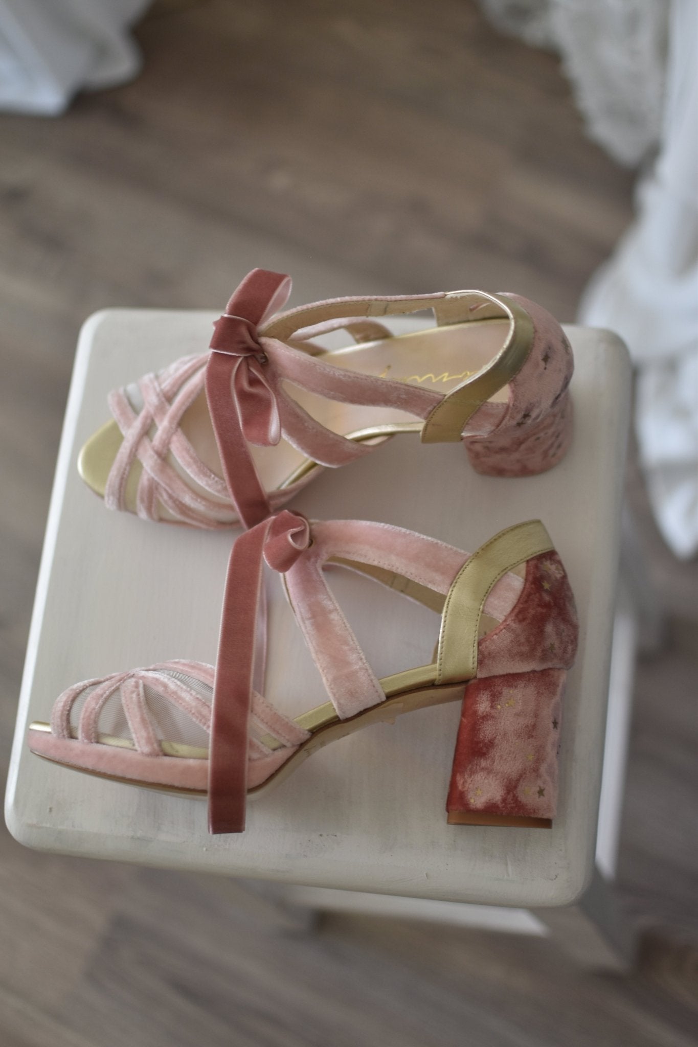 Ciara rosa Constelación midi - zapatos_novia
