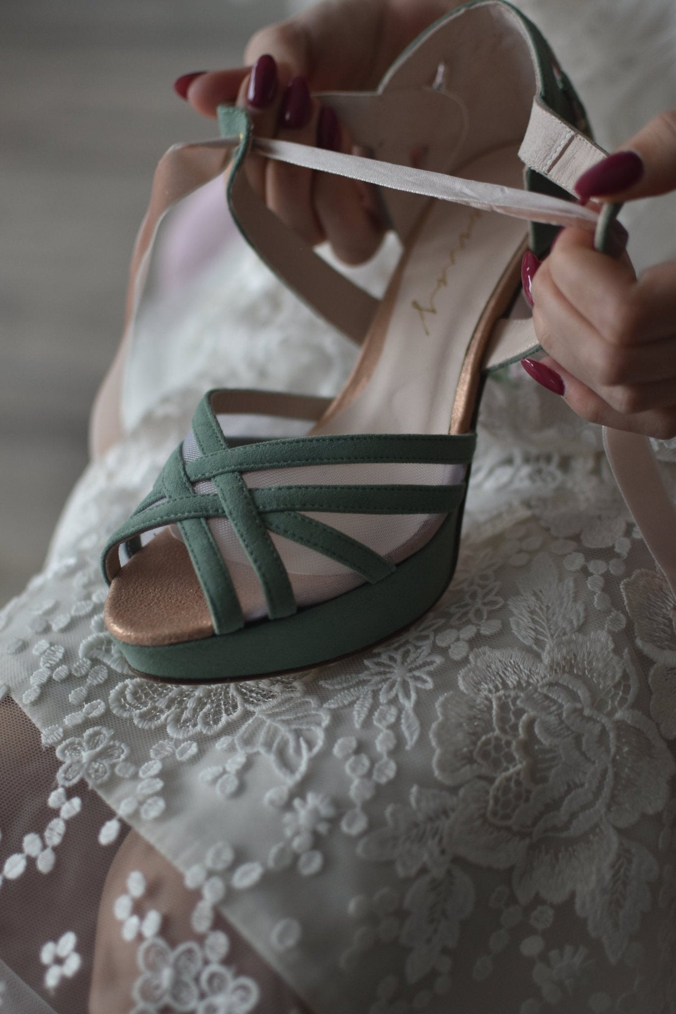 CIARA verde eucalipto Atenas 95 - zapatos_novia