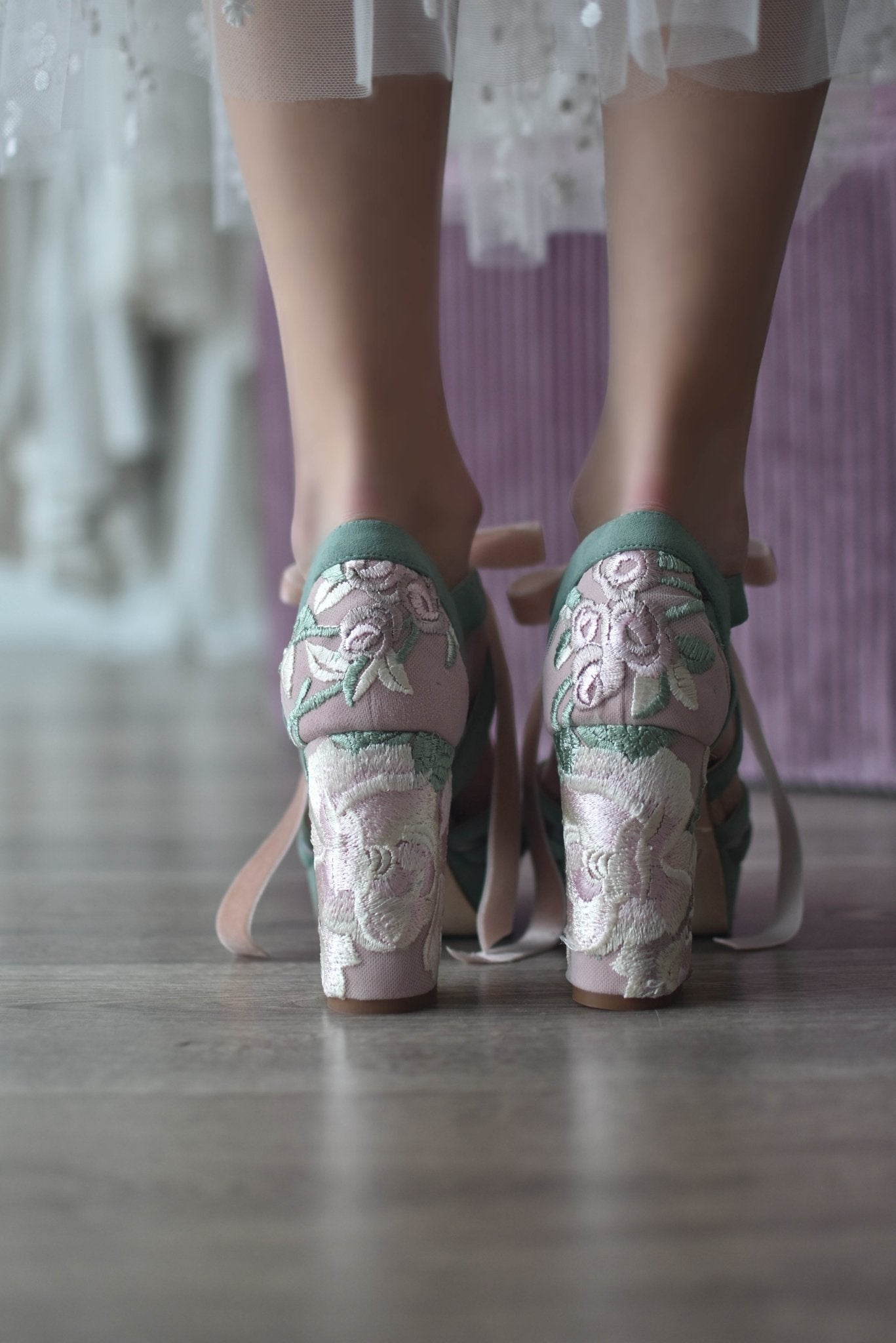 CIARA verde eucalipto Atenas 95 - zapatos_novia