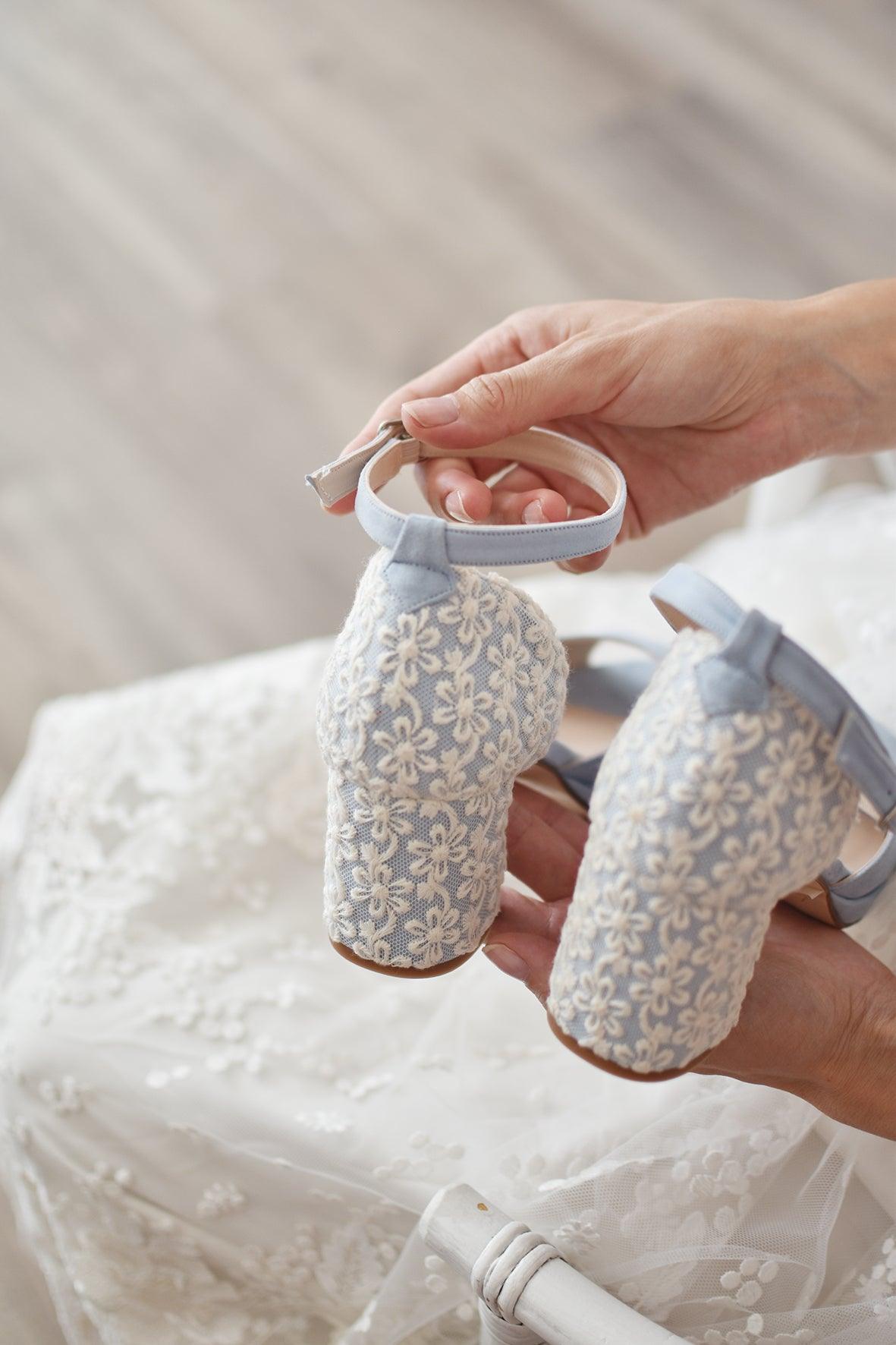 DIANA celeste Marion petit - zapatos_novia