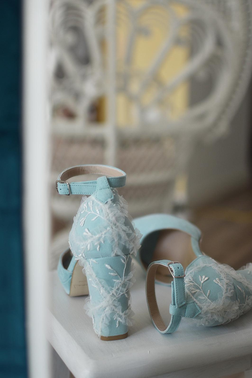 DIANA mint bordado Camille 95 - zapatos_novia