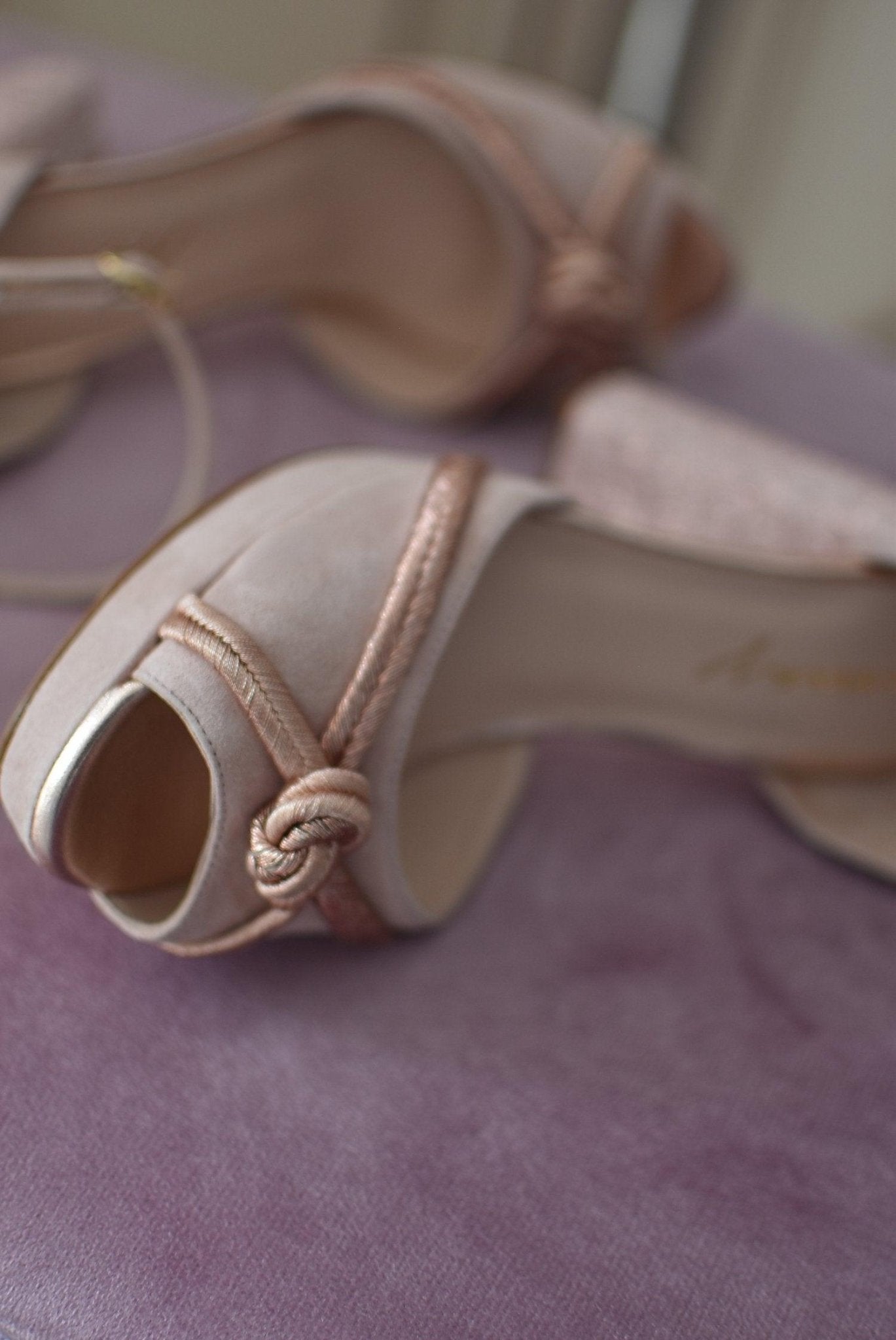 DIANA nudos de seda pink Any 10.5 - zapatos_novia
